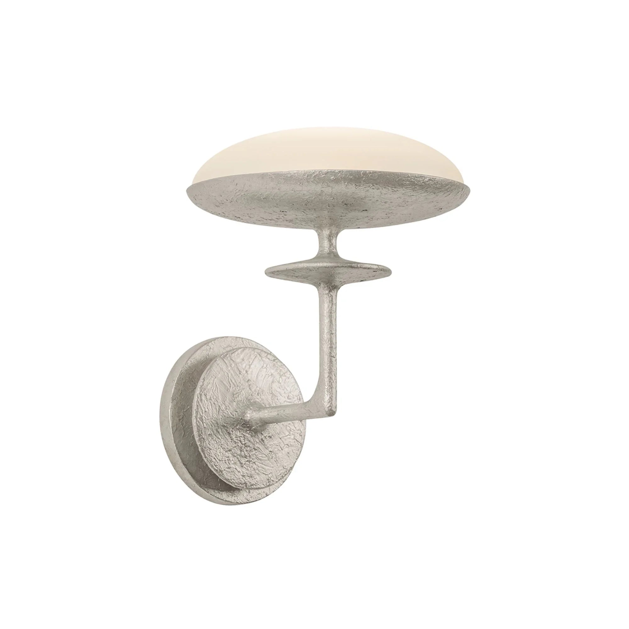 Pacific 10" LED Wall Sconce, Warm Silver Leaf Finish