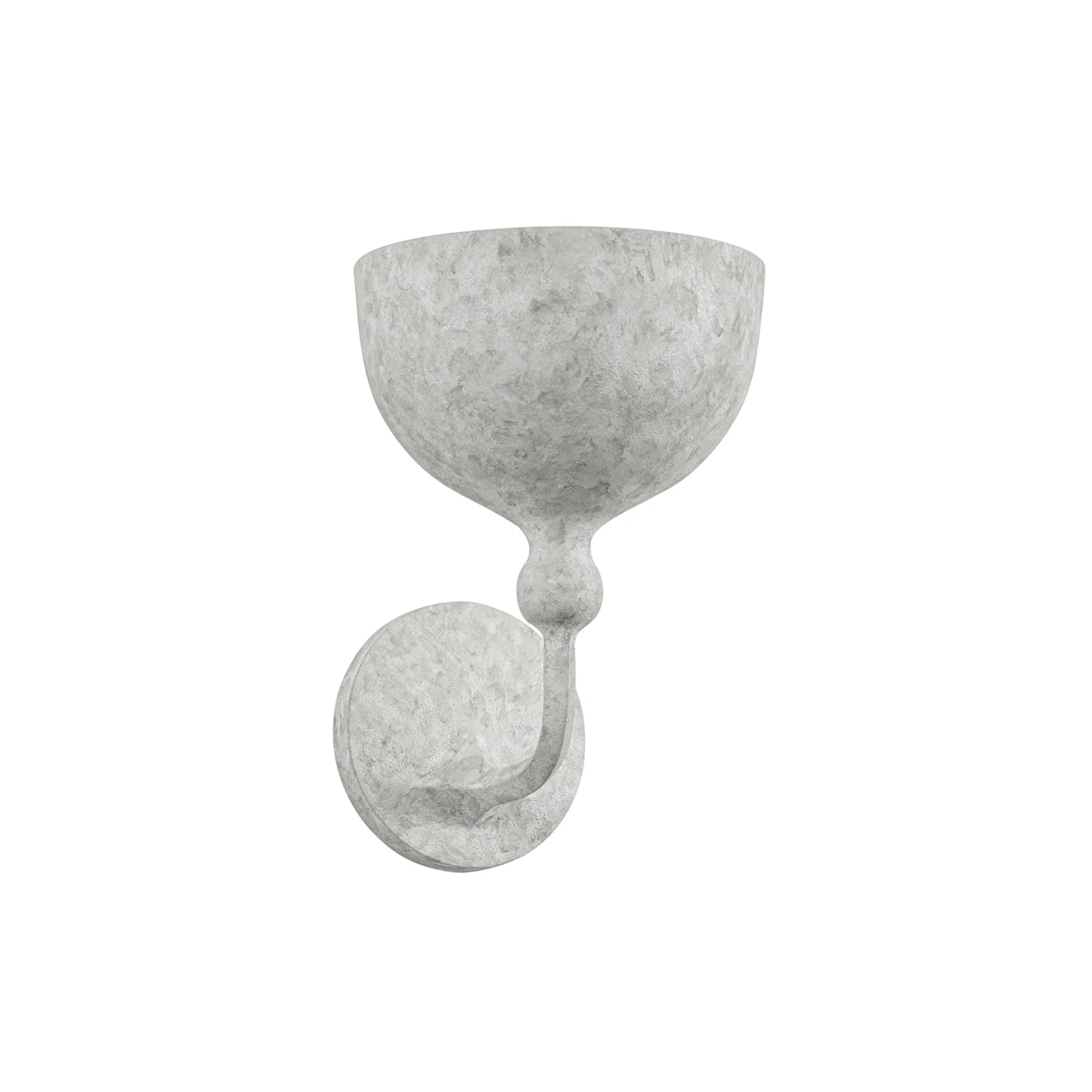 Paget 10" Wall Sconce, Weathered White Finish