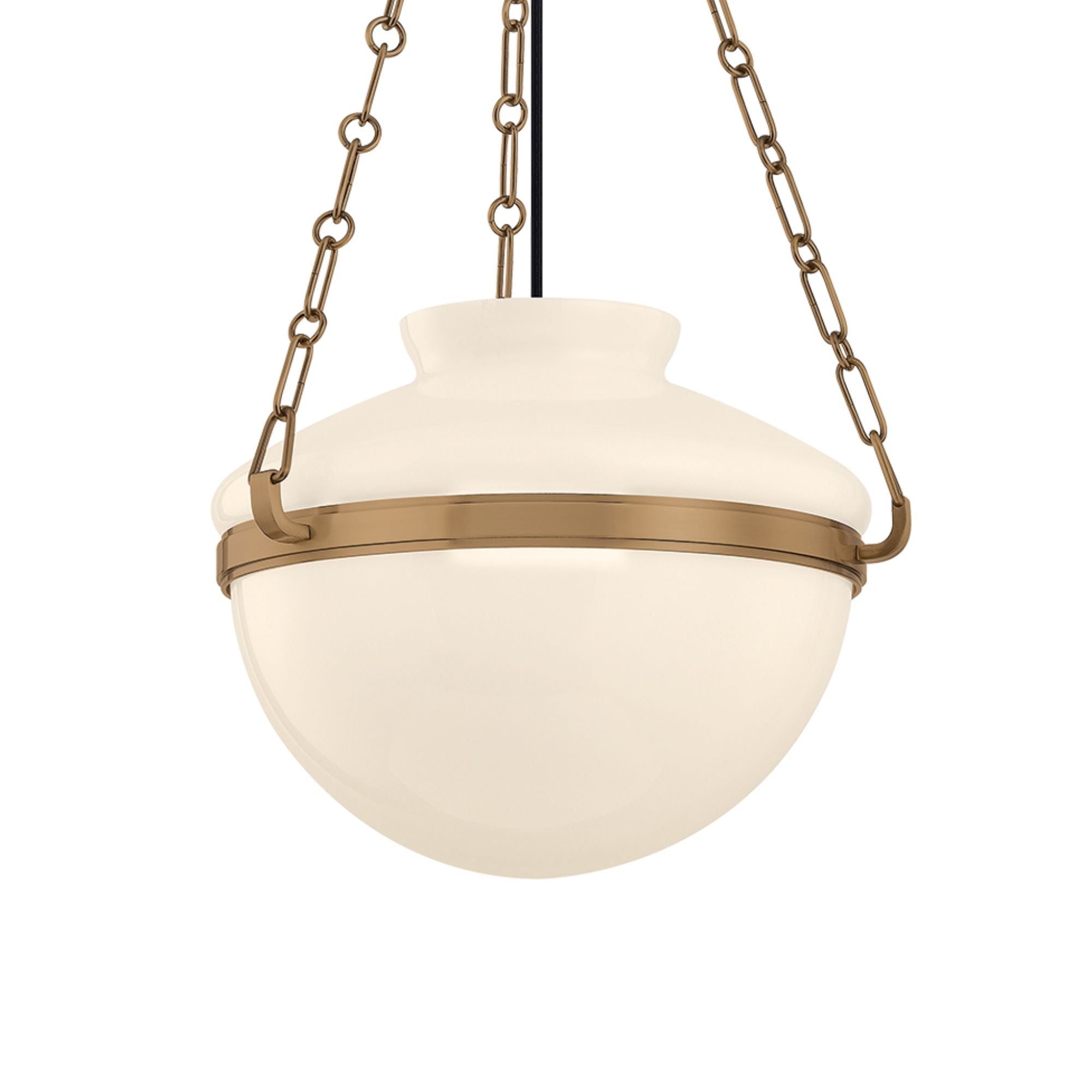 Troy Paradigm 16.25 in. Pendant Light, Patina Brass