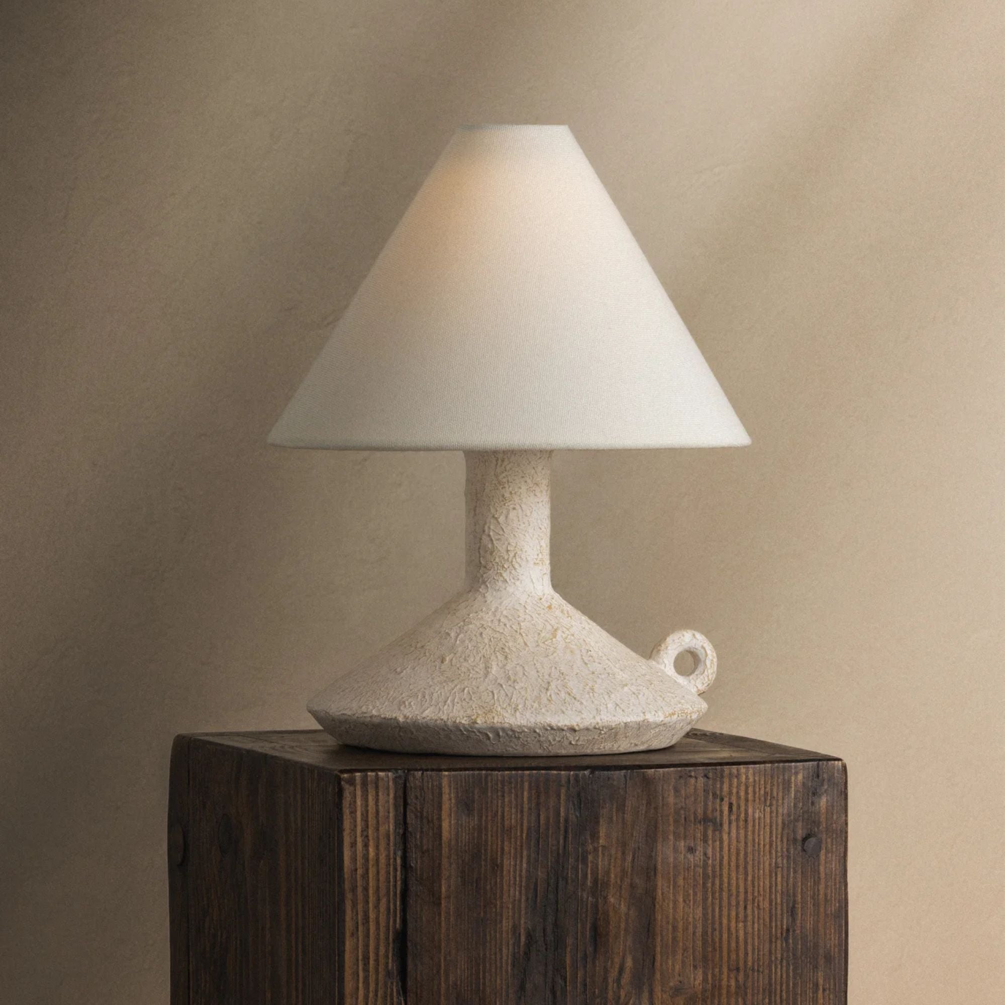 Troy Passage Table Lamp, Patina Brass, Integrated LED