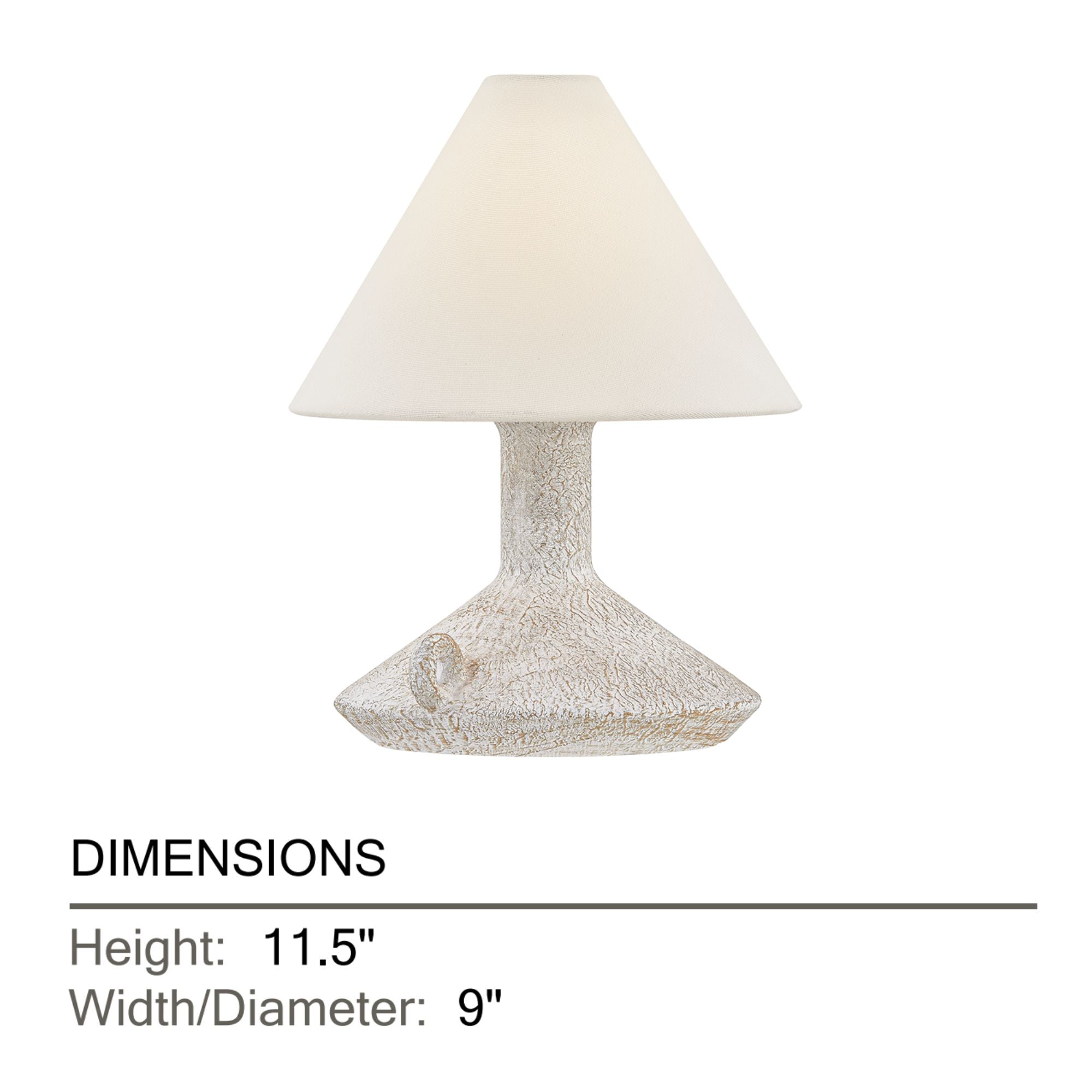 Troy Passage Table Lamp, Patina Brass, Integrated LED