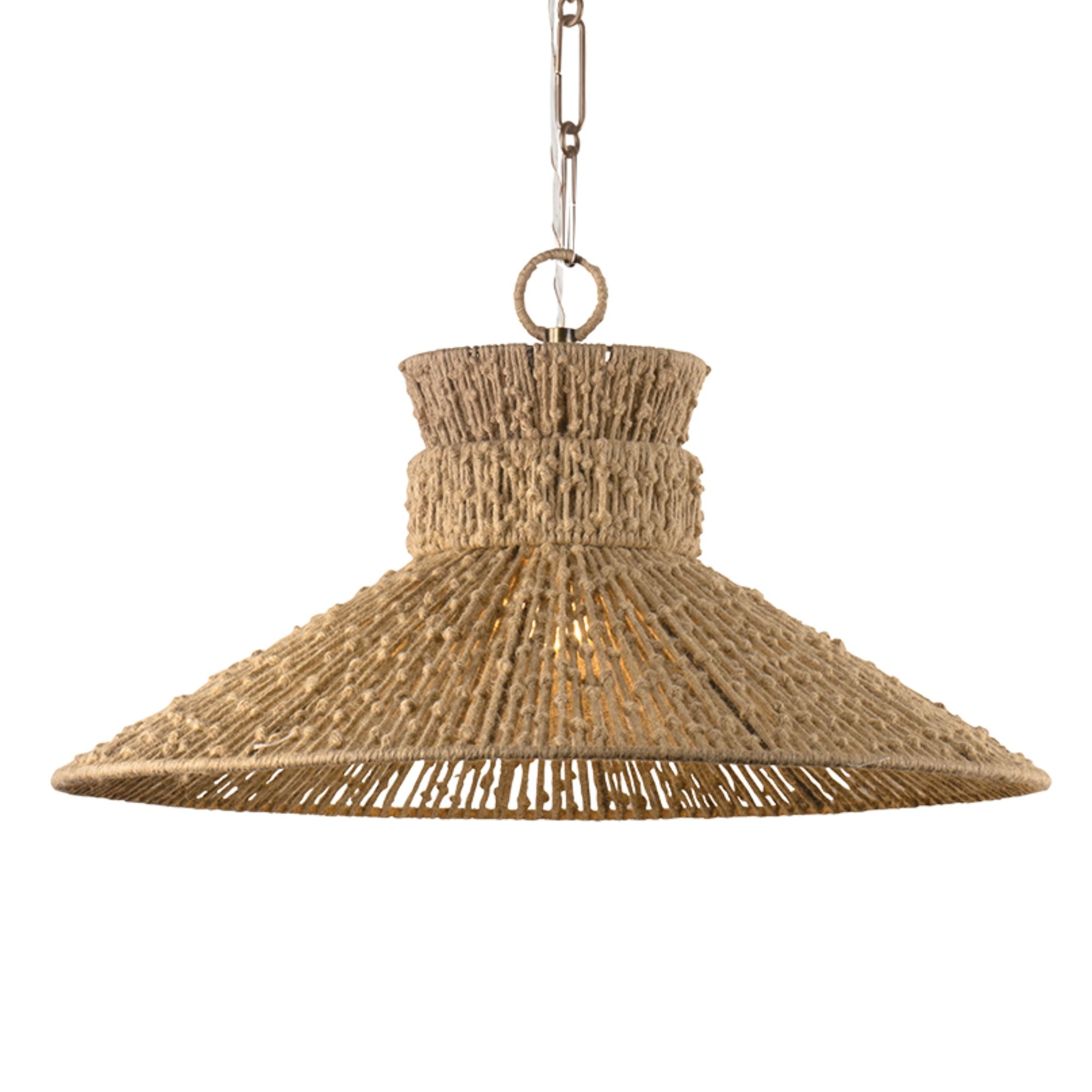 Raphael 26" Pendant, Patina Brass Finish
