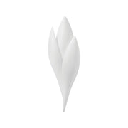 Rose 18" Wall Sconce, Gesso White Finish