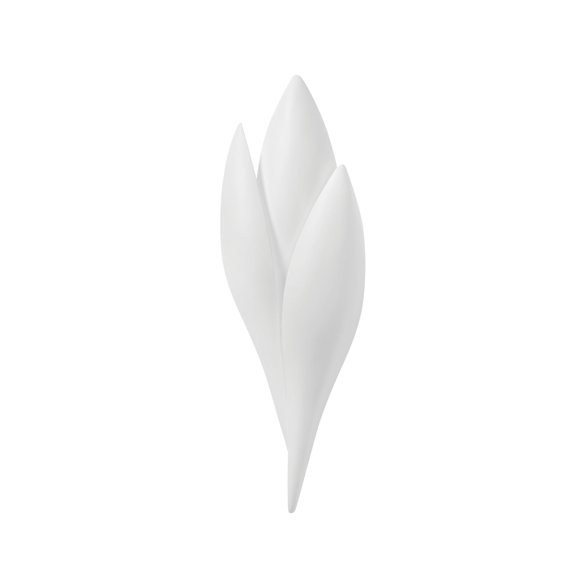 Rose 18" Wall Sconce, Gesso White Finish