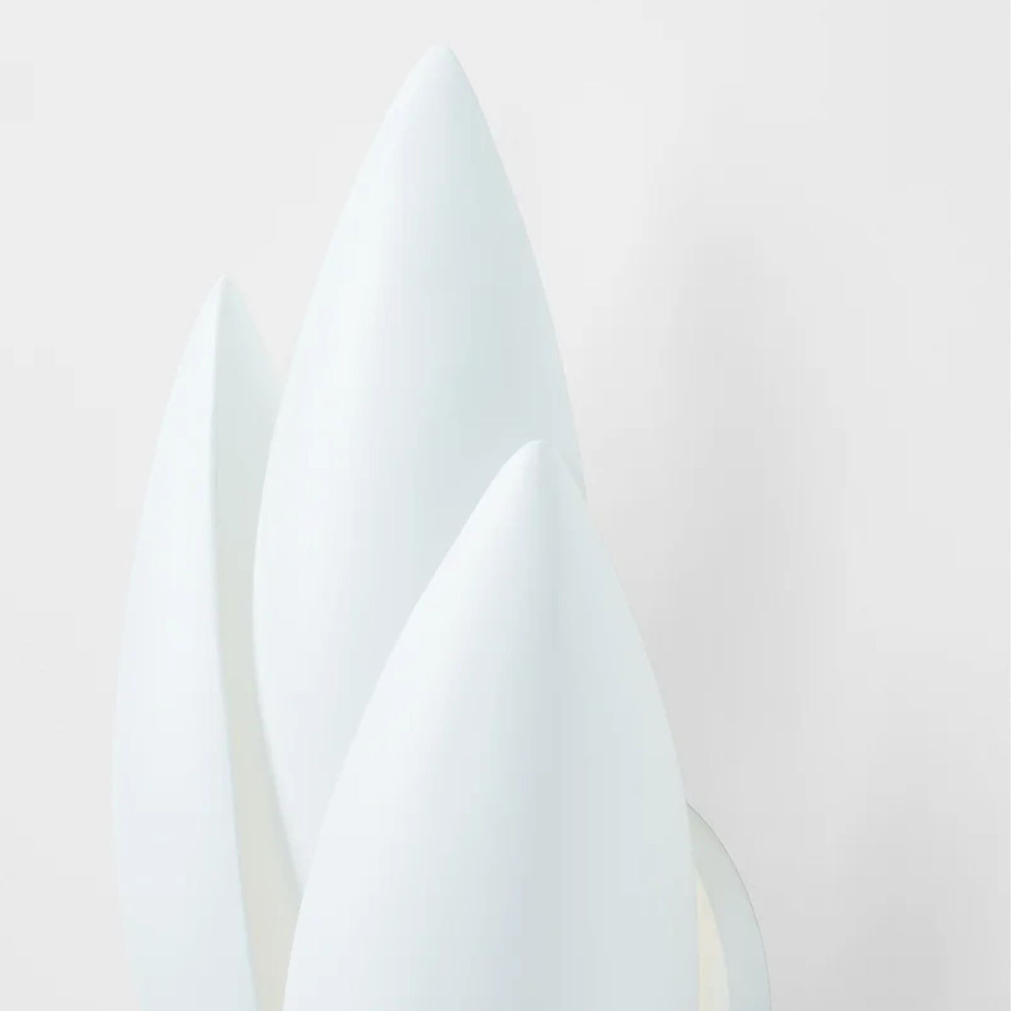 Rose 18" Wall Sconce, Gesso White Finish