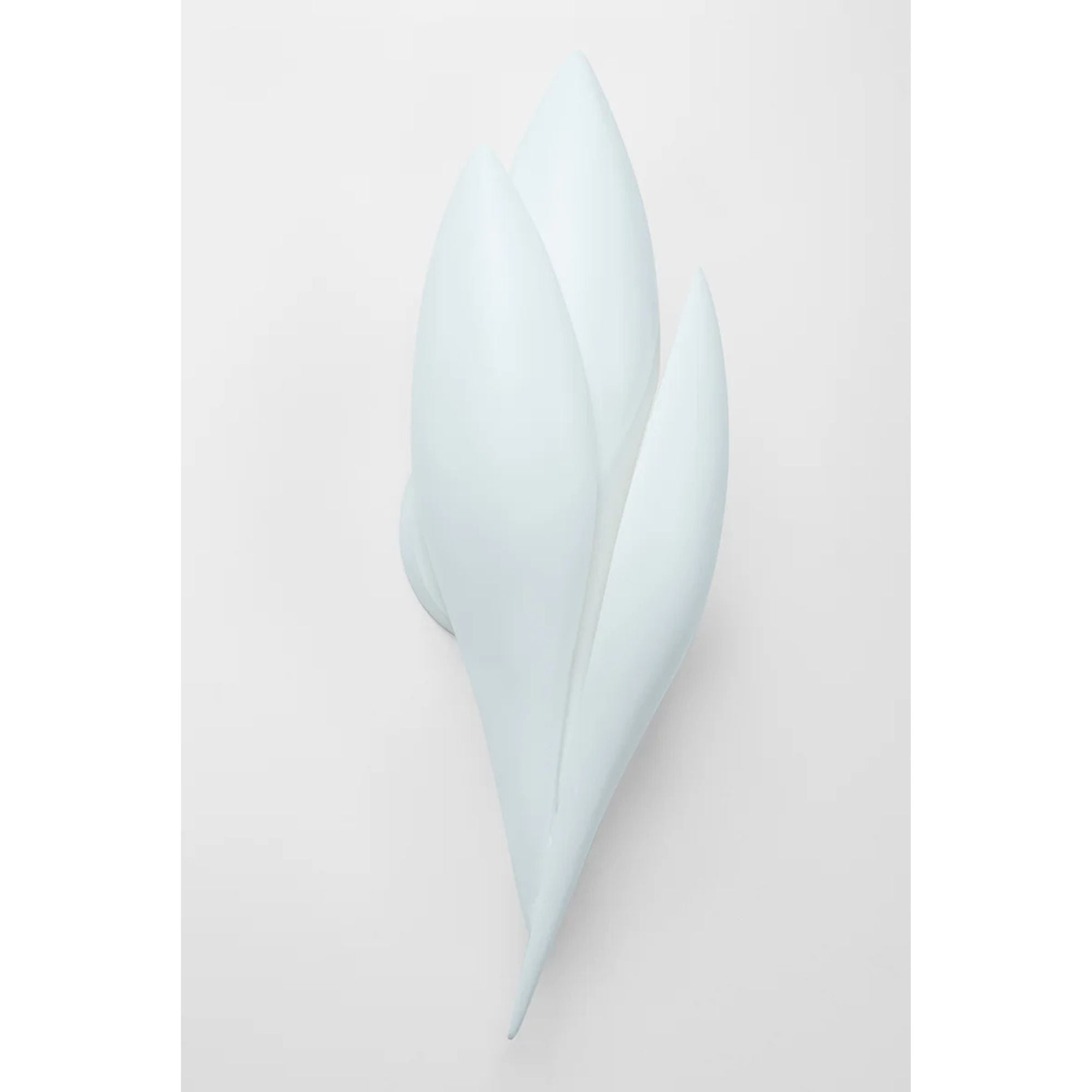 Rose 18" Wall Sconce, Gesso White Finish