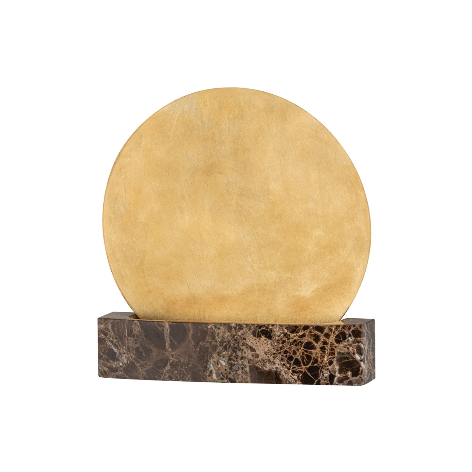 Rune 12" LED Wall Sconce, Vintage Gold Leaf Finish