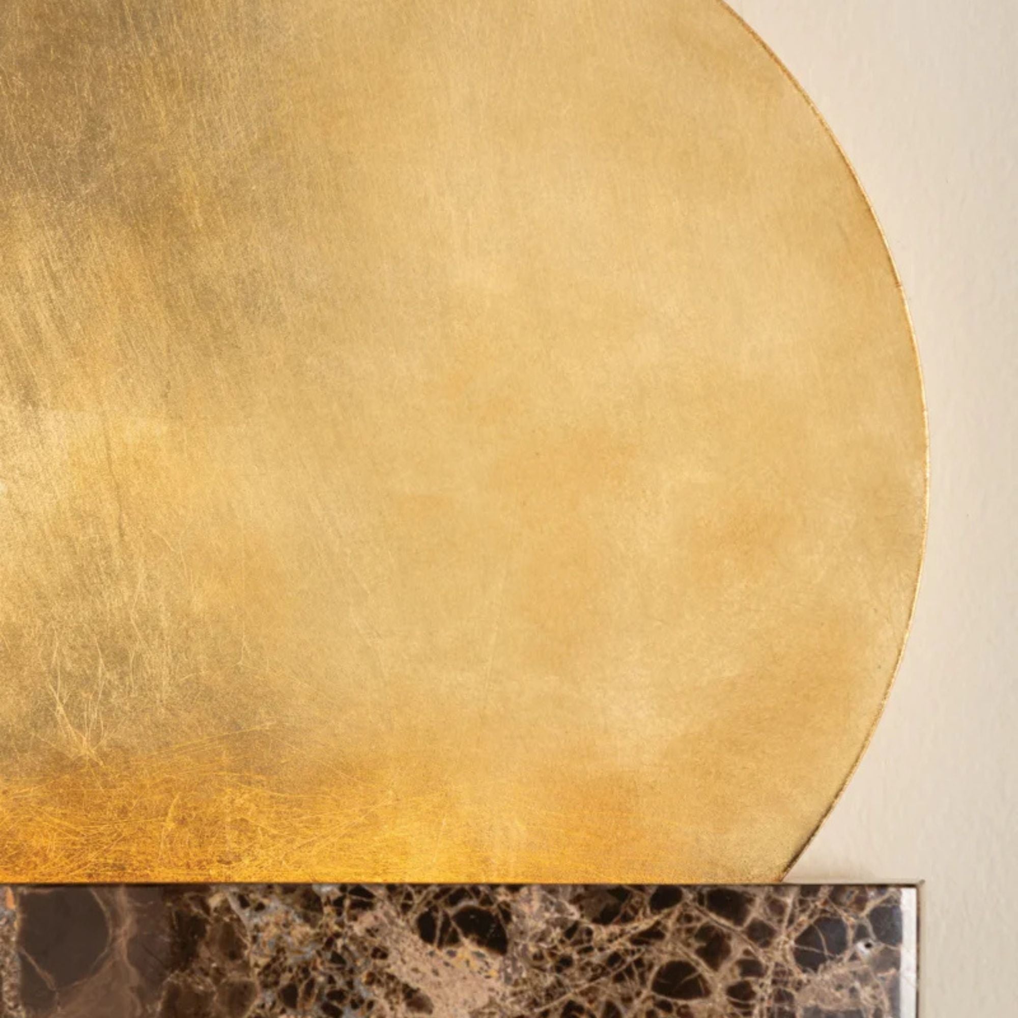 Rune 12" LED Wall Sconce, Vintage Gold Leaf Finish