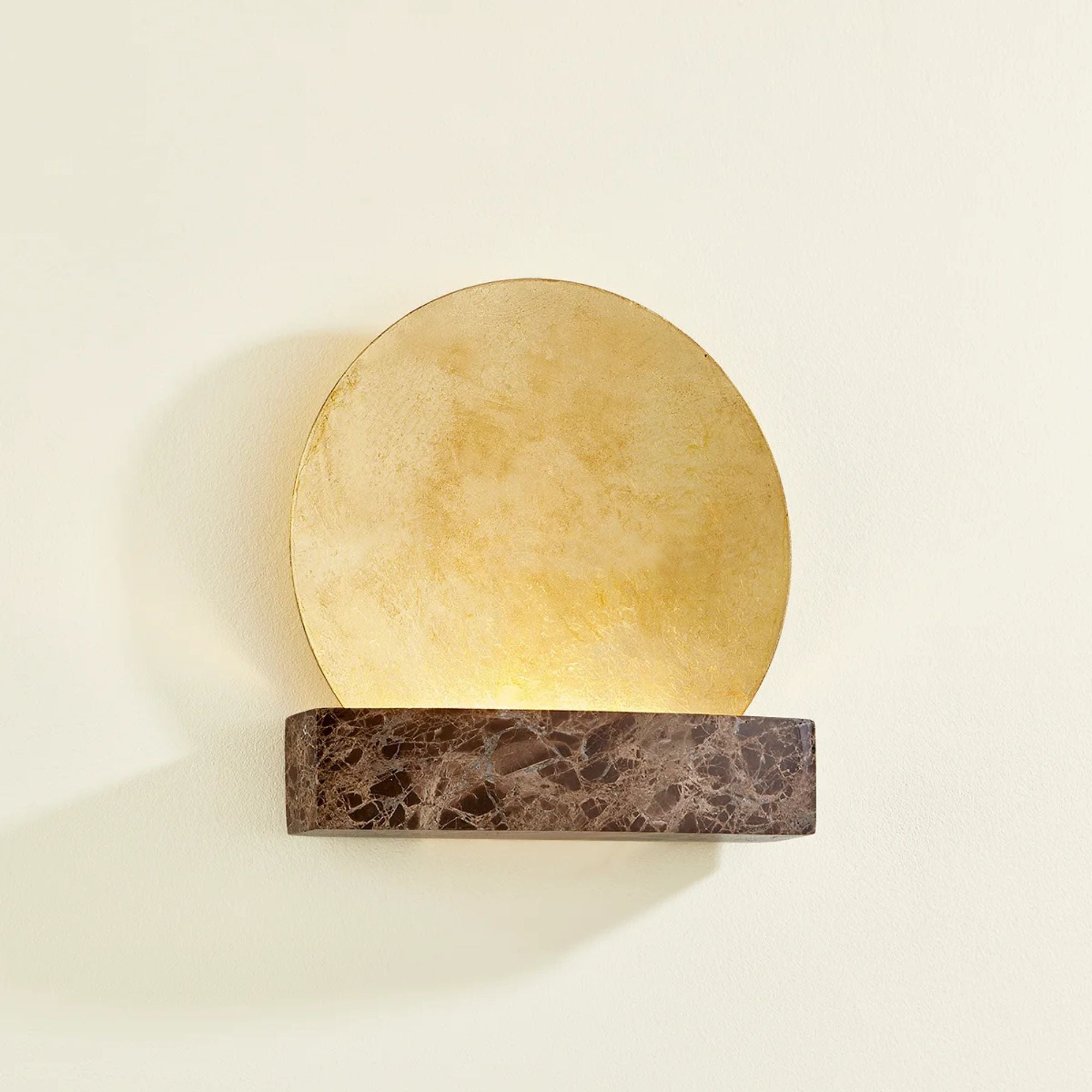 Rune 12" LED Wall Sconce, Vintage Gold Leaf Finish