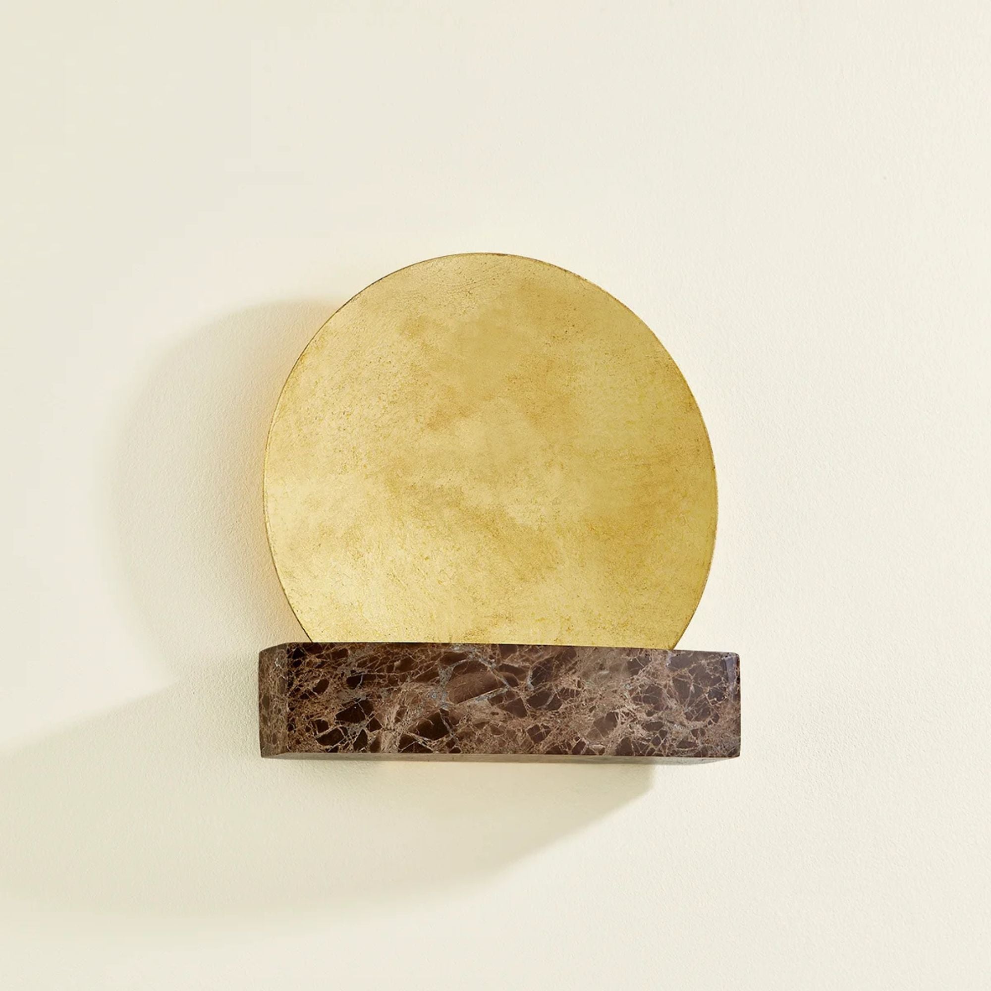 Rune 12" LED Wall Sconce, Vintage Gold Leaf Finish