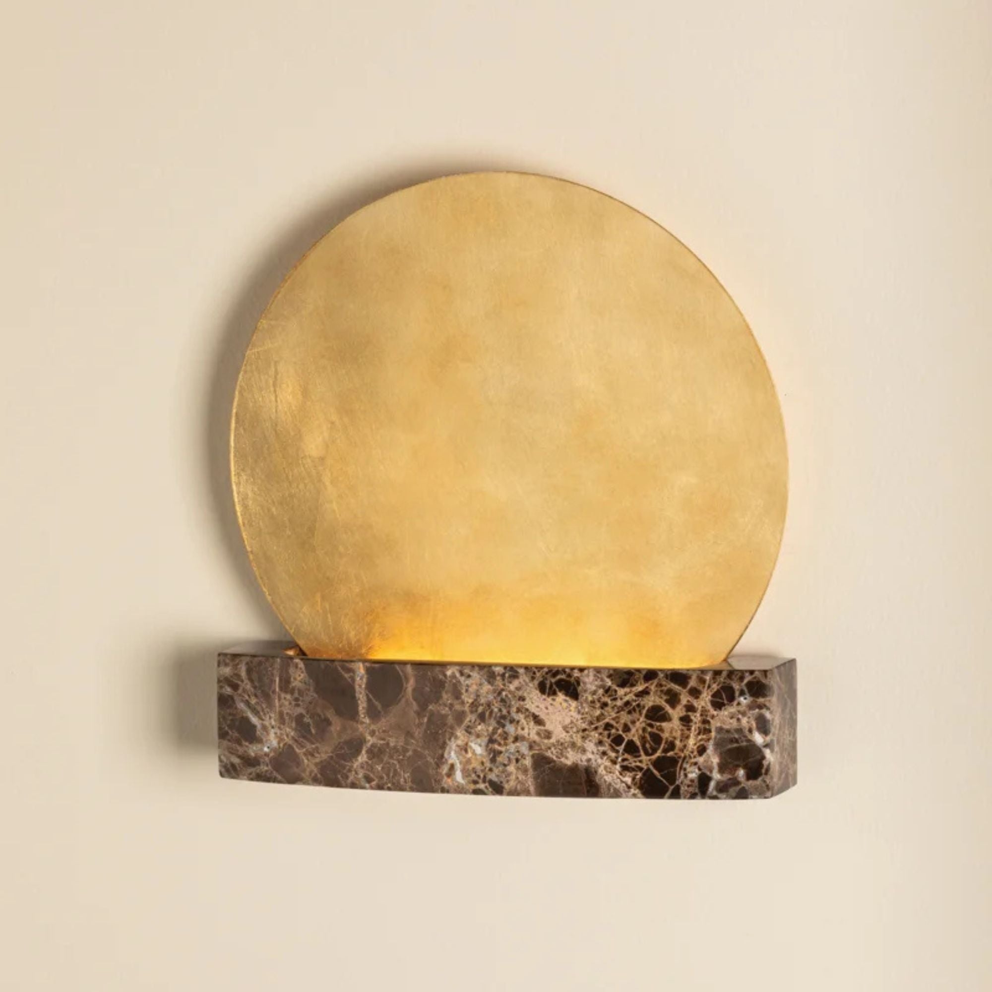 Rune 12" LED Wall Sconce, Vintage Gold Leaf Finish