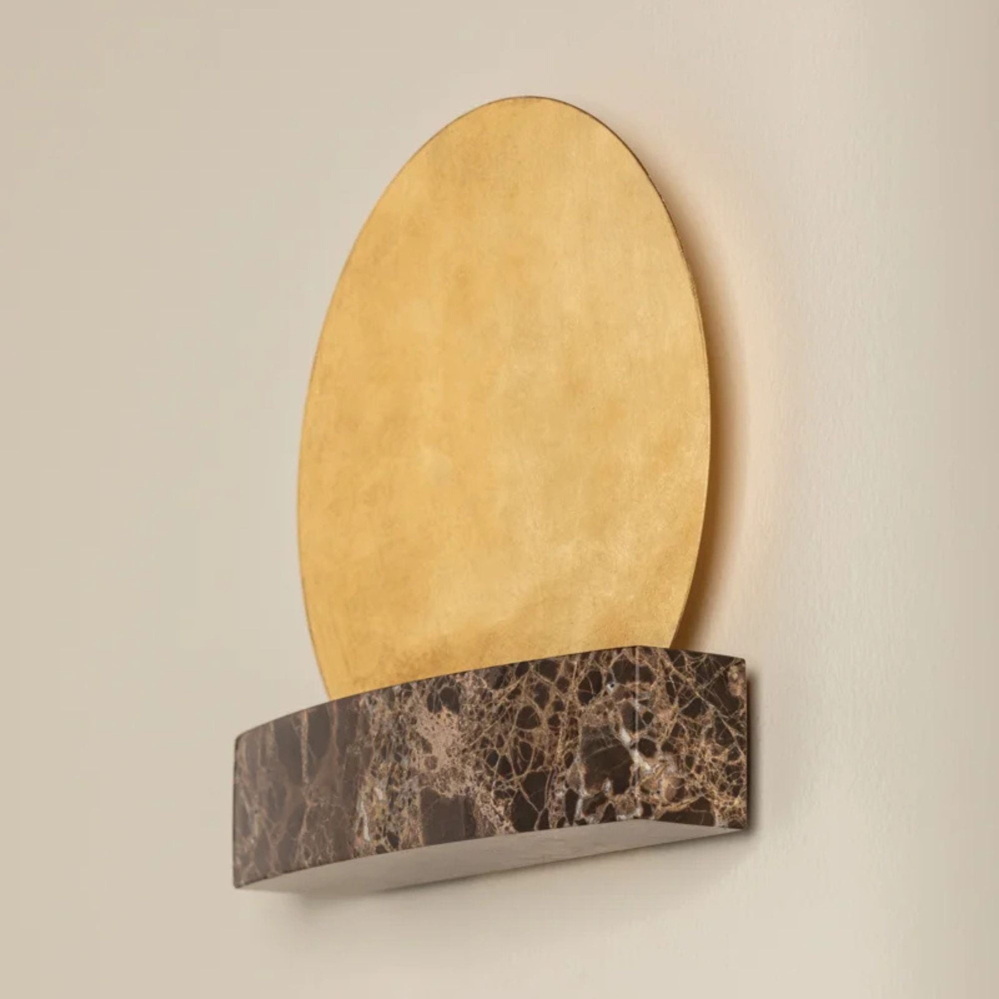 Rune 12" LED Wall Sconce, Vintage Gold Leaf Finish