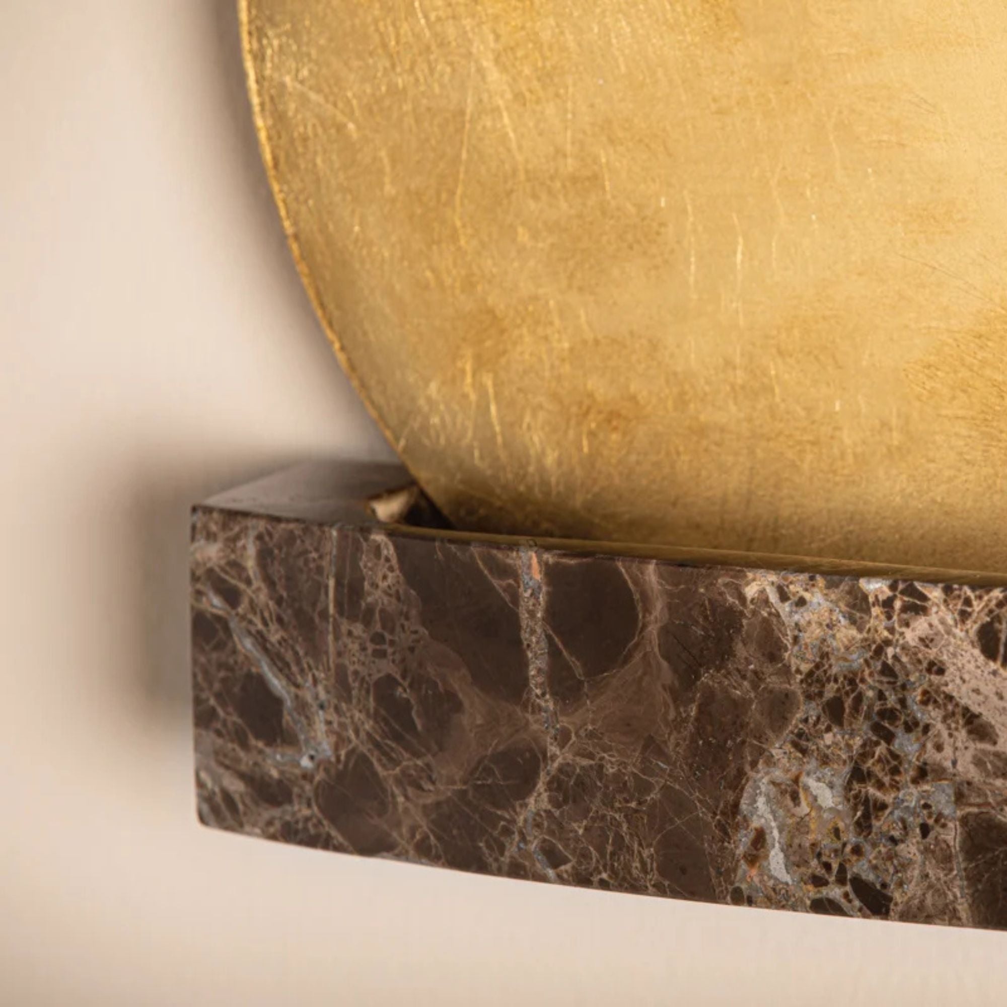 Rune 12" LED Wall Sconce, Vintage Gold Leaf Finish