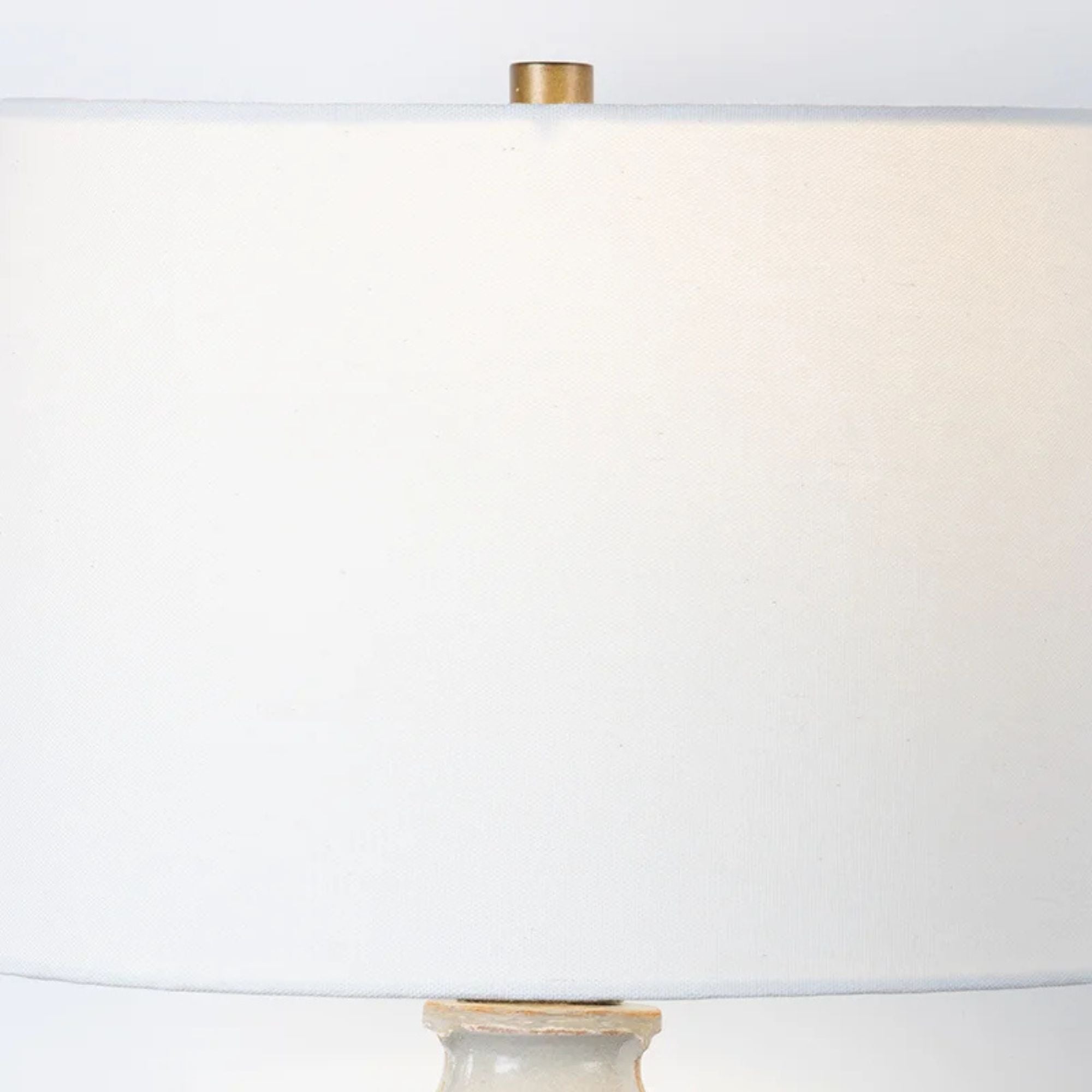 Salvage 24" Table Lamp, Patina Brass/Ceramic Pale Sage Finish