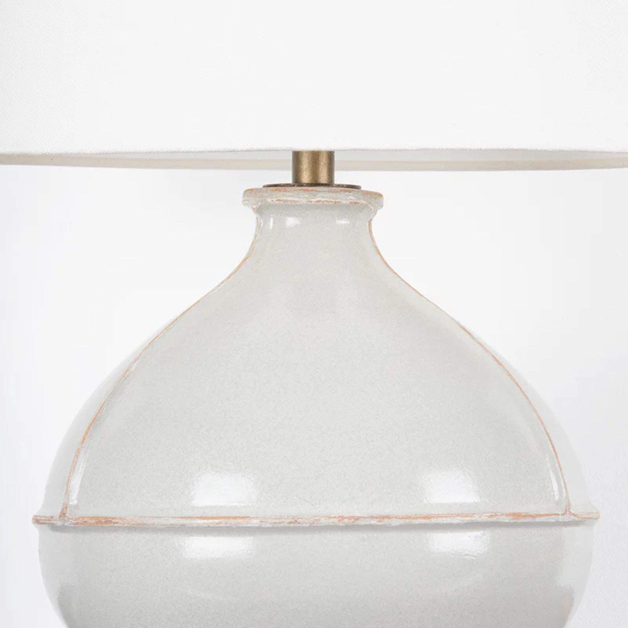 Salvage 24" Table Lamp, Patina Brass/Ceramic Pale Sage Finish