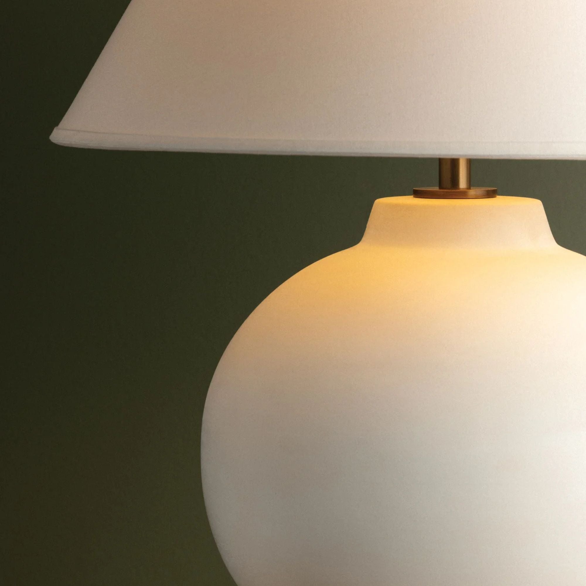 Troy Schubert 23 in. Table Lamp, Patina Brass