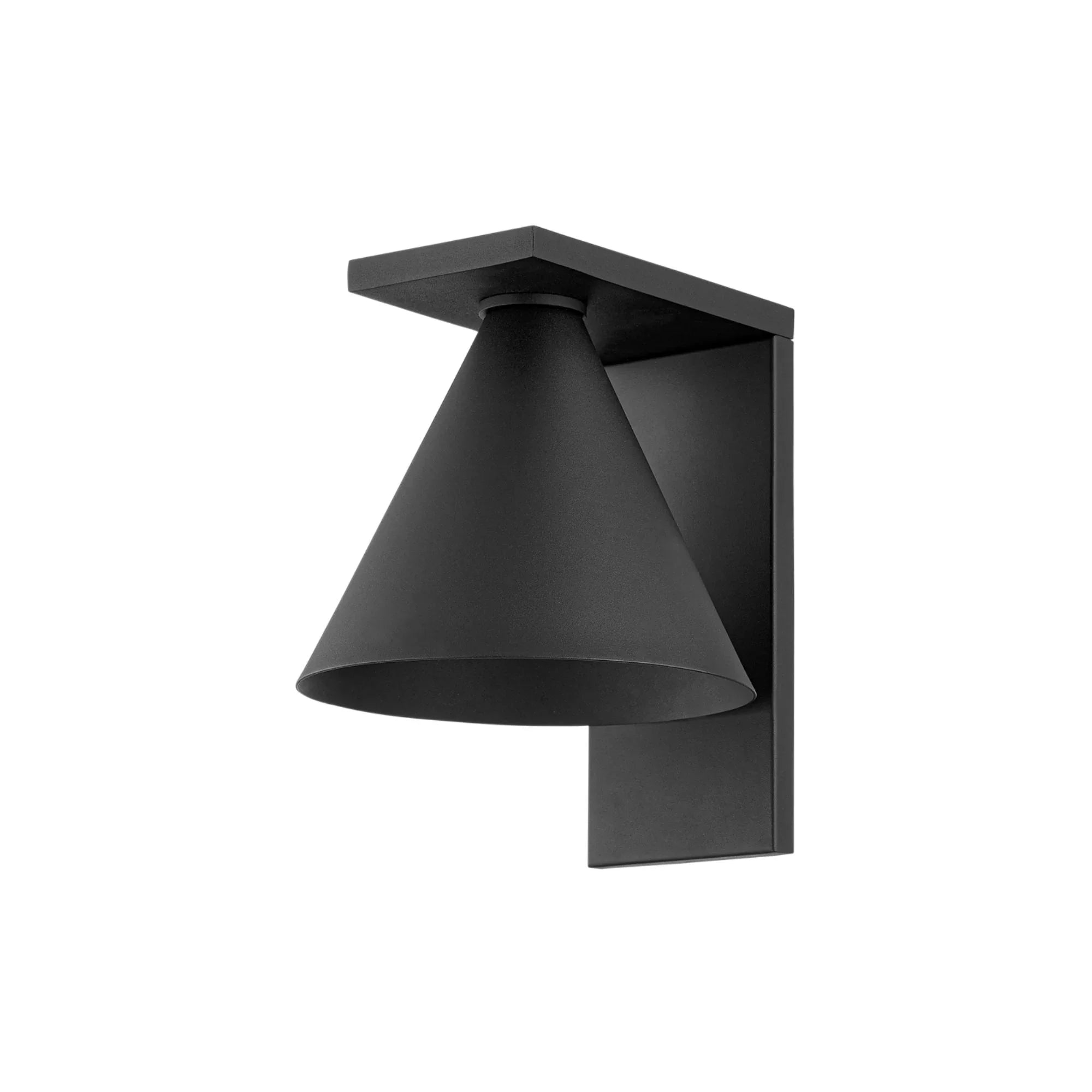 Sean 9" Outdoor Wall Sconce, Textured Black Finish