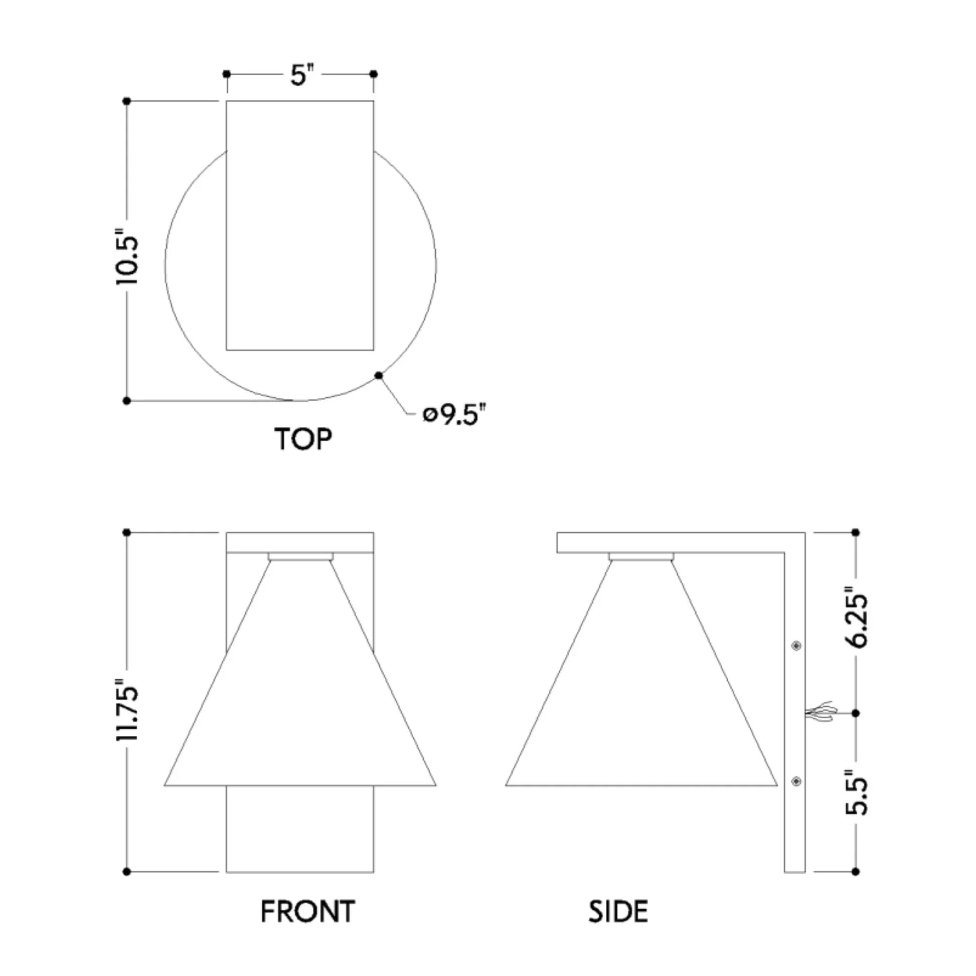 Troy Lighting - Sean 12" Outdoor Wall Sconce, Textured Black Finish | Bees Lighting