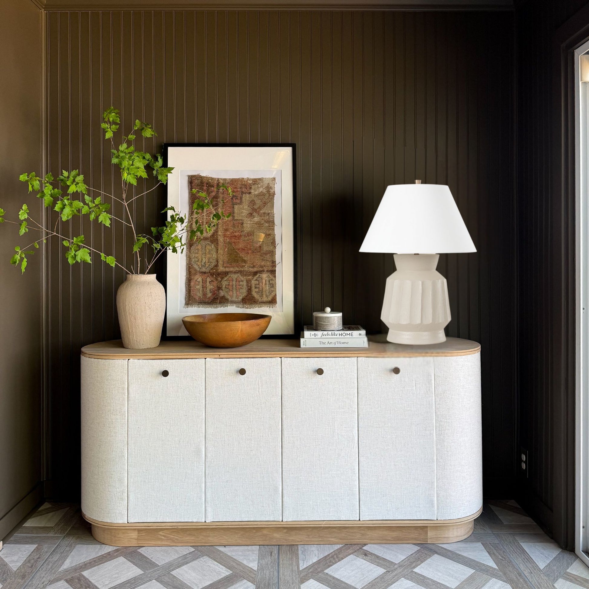 Troy Lighting - Selma 28" Table Lamp, Ceramic Unglazed Gray Finish | Bees Lighting