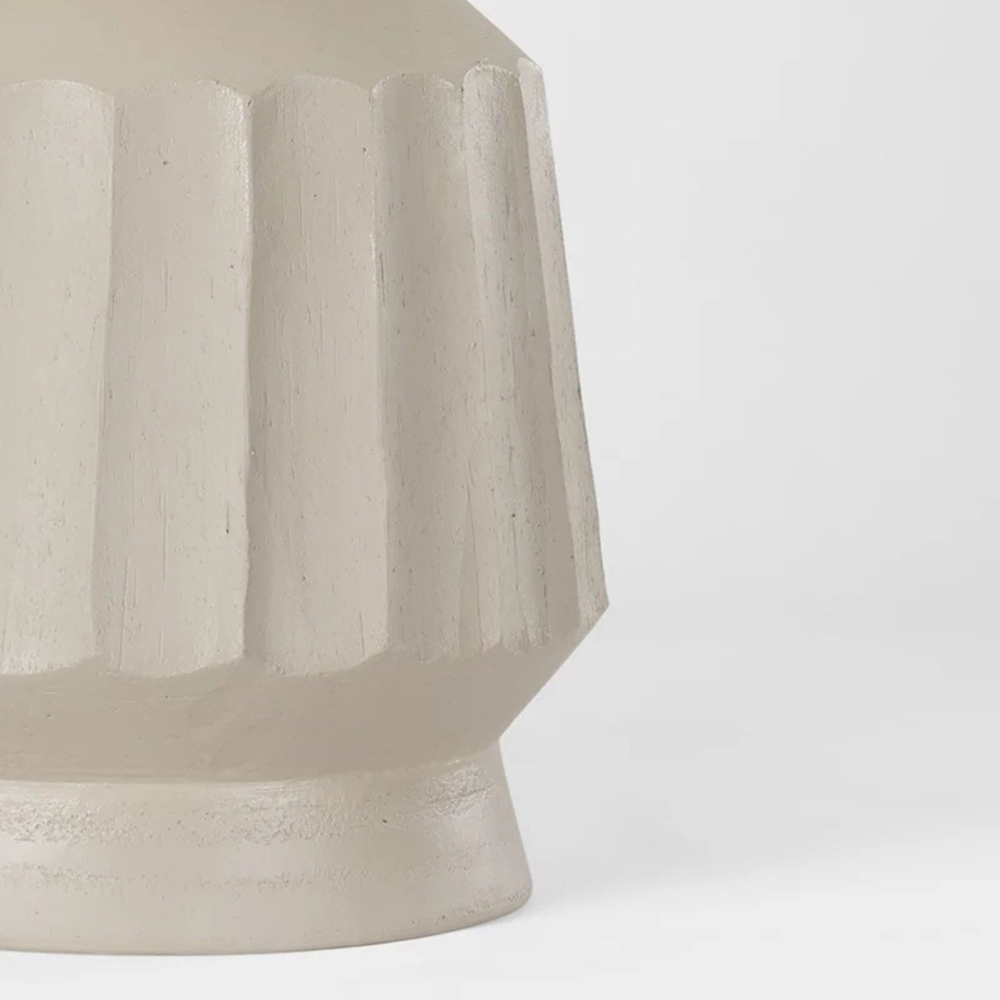 Troy Lighting - Selma 28" Table Lamp, Ceramic Unglazed Gray Finish | Bees Lighting