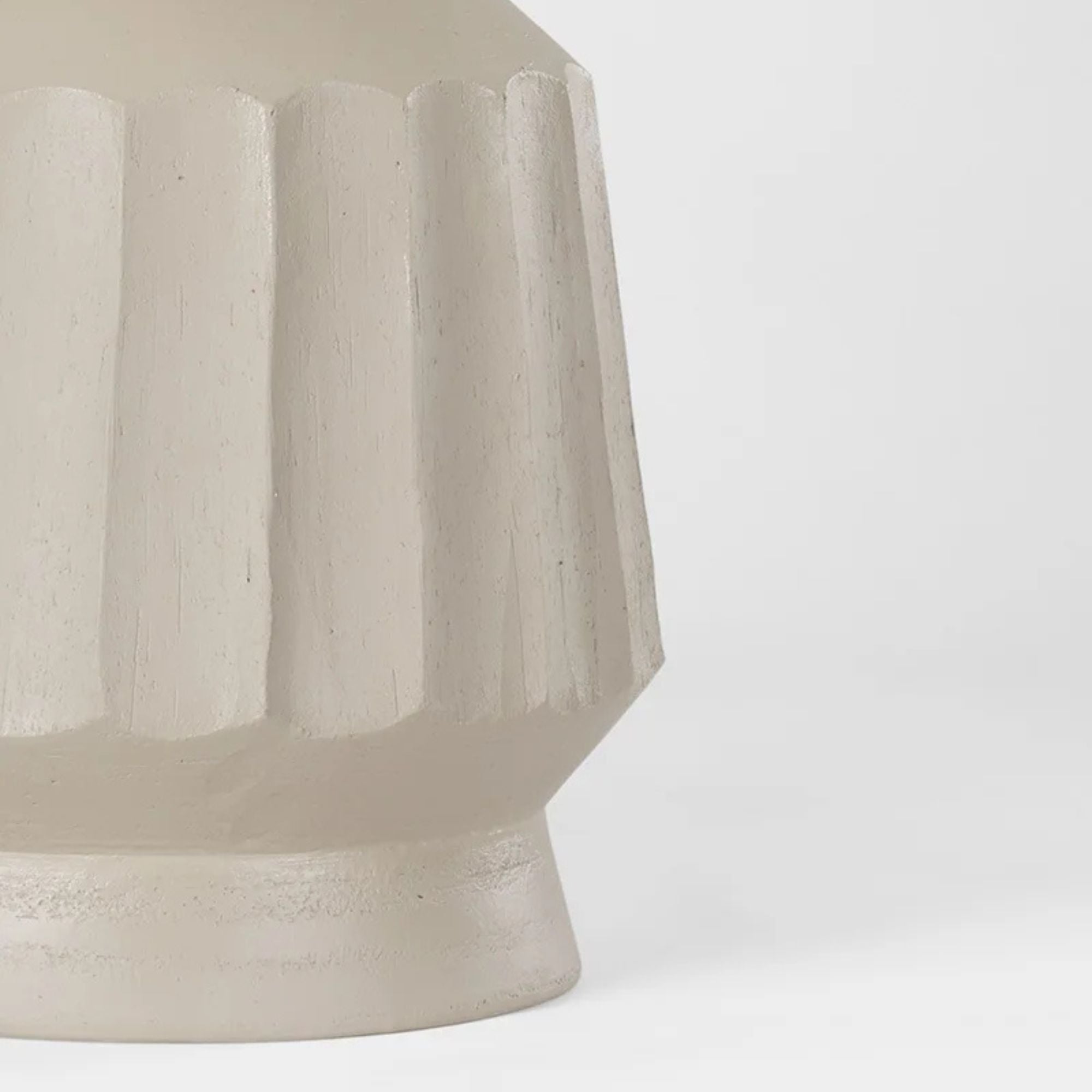 Troy Lighting - Selma 28" Table Lamp, Ceramic Unglazed Gray Finish | Bees Lighting