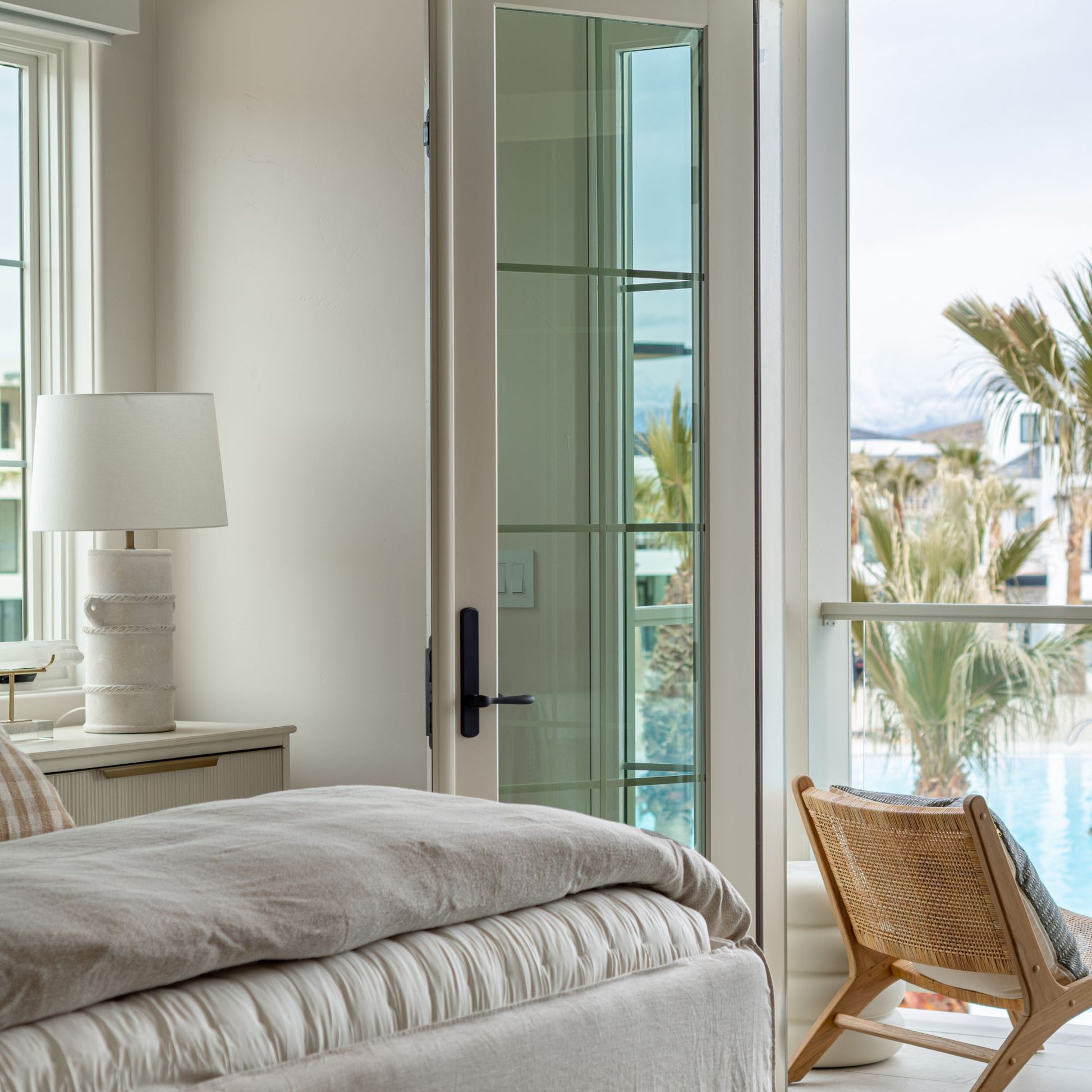 Troy Lighting - Siena 28" Table Lamp, Patina Brass/Ceramic Whitewash Terracotta Finish | Bees Lighting