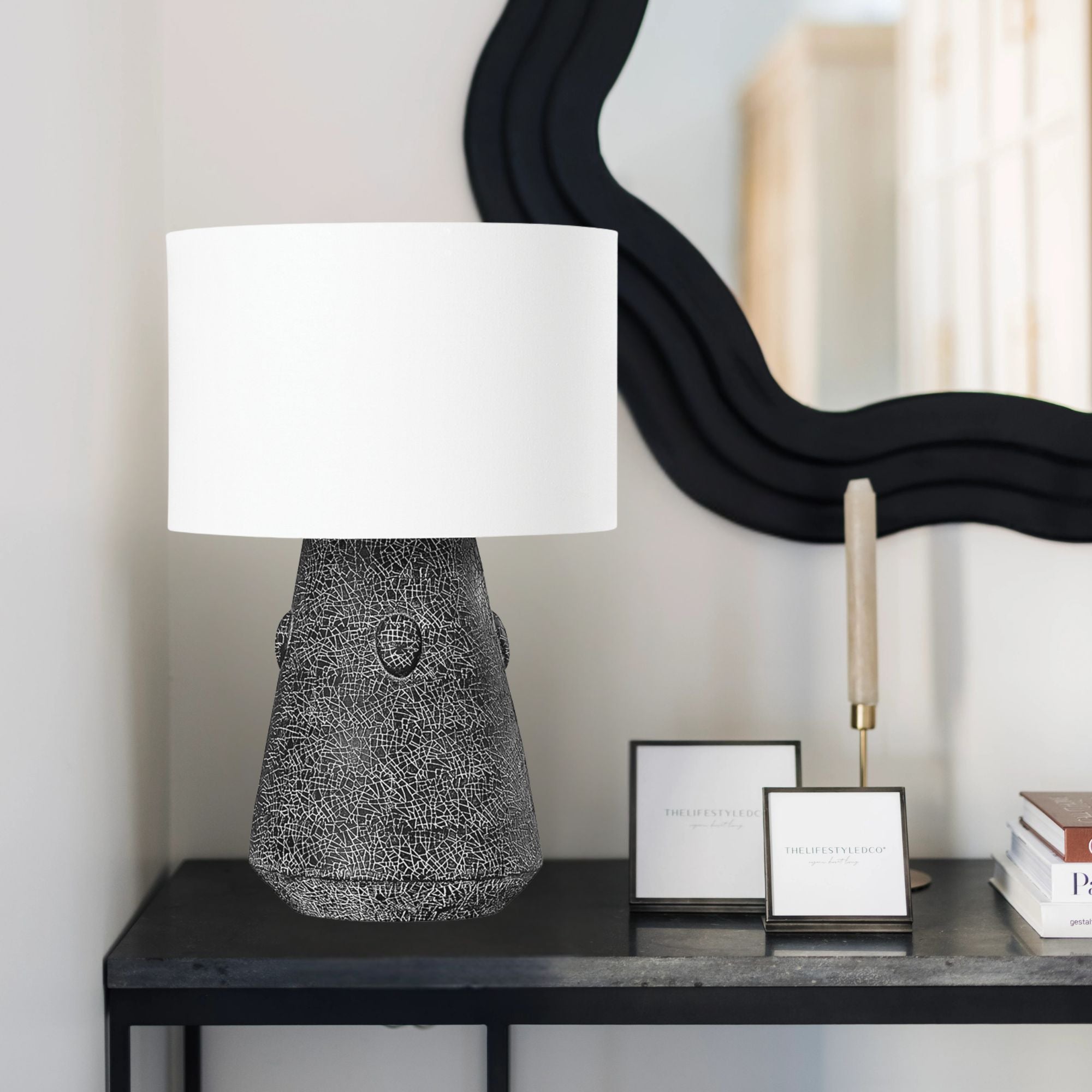 Troy Lighting - Silas 26" Table Lamp, Ceramic Robins Egg Blue Finish | Bees Lighting