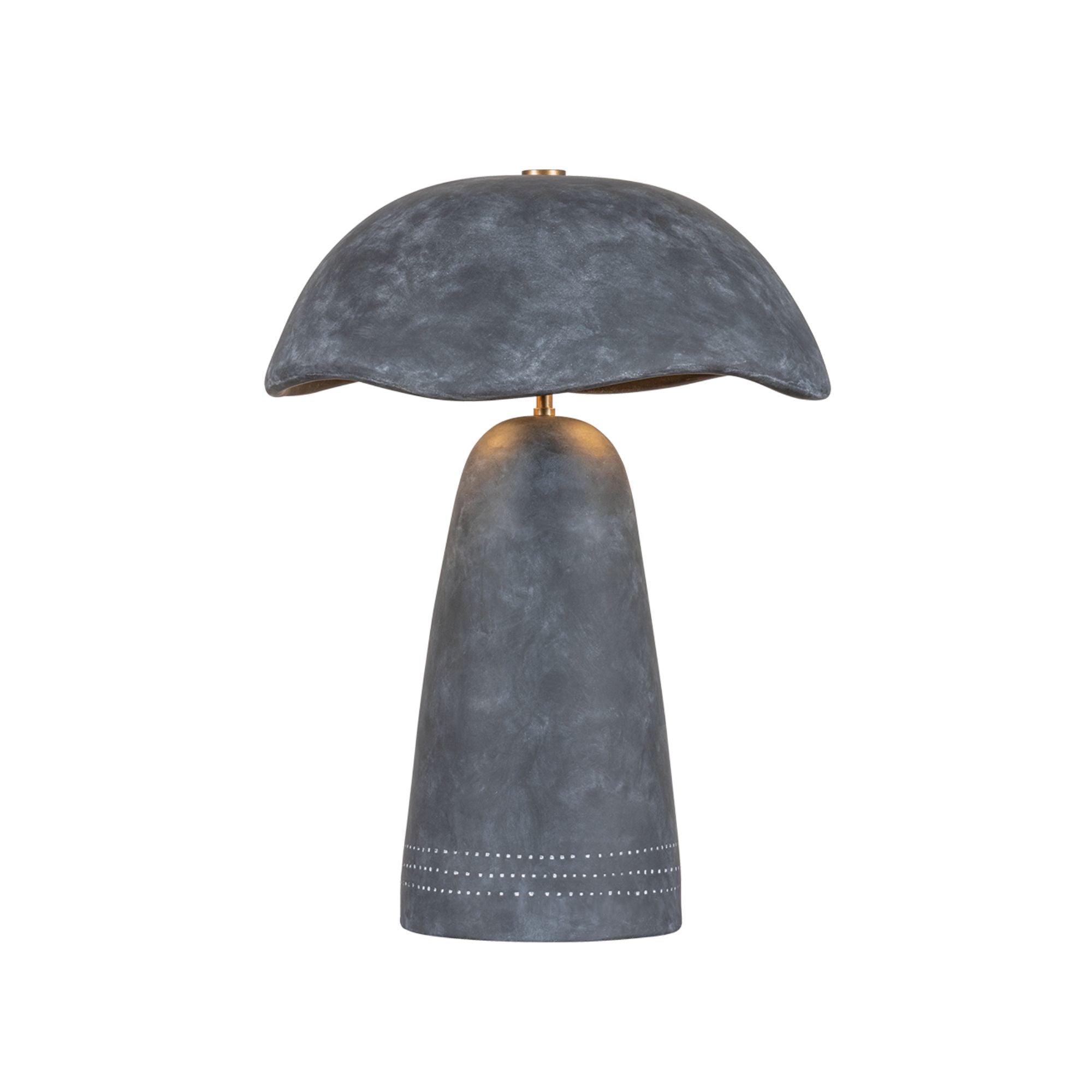 Troy Soloma 20.75 in. Table Lamp, Patina Brass, Nature Inspired