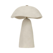 Soloma 21" 2-Light Table Lamp, Patina Brass/Ceramic Artisan White Finish