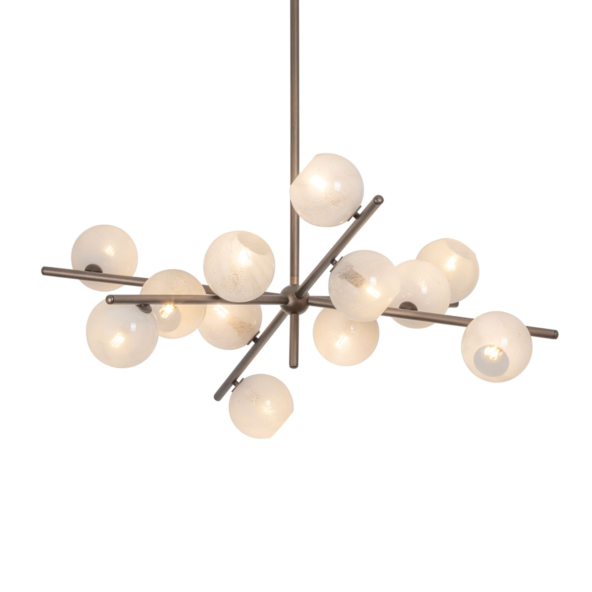 Troy Sonny Chandelier, Bronze Leaf