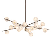 Troy Sonny 59.75 in. 20-Light Chandelier, Bronze Leaf