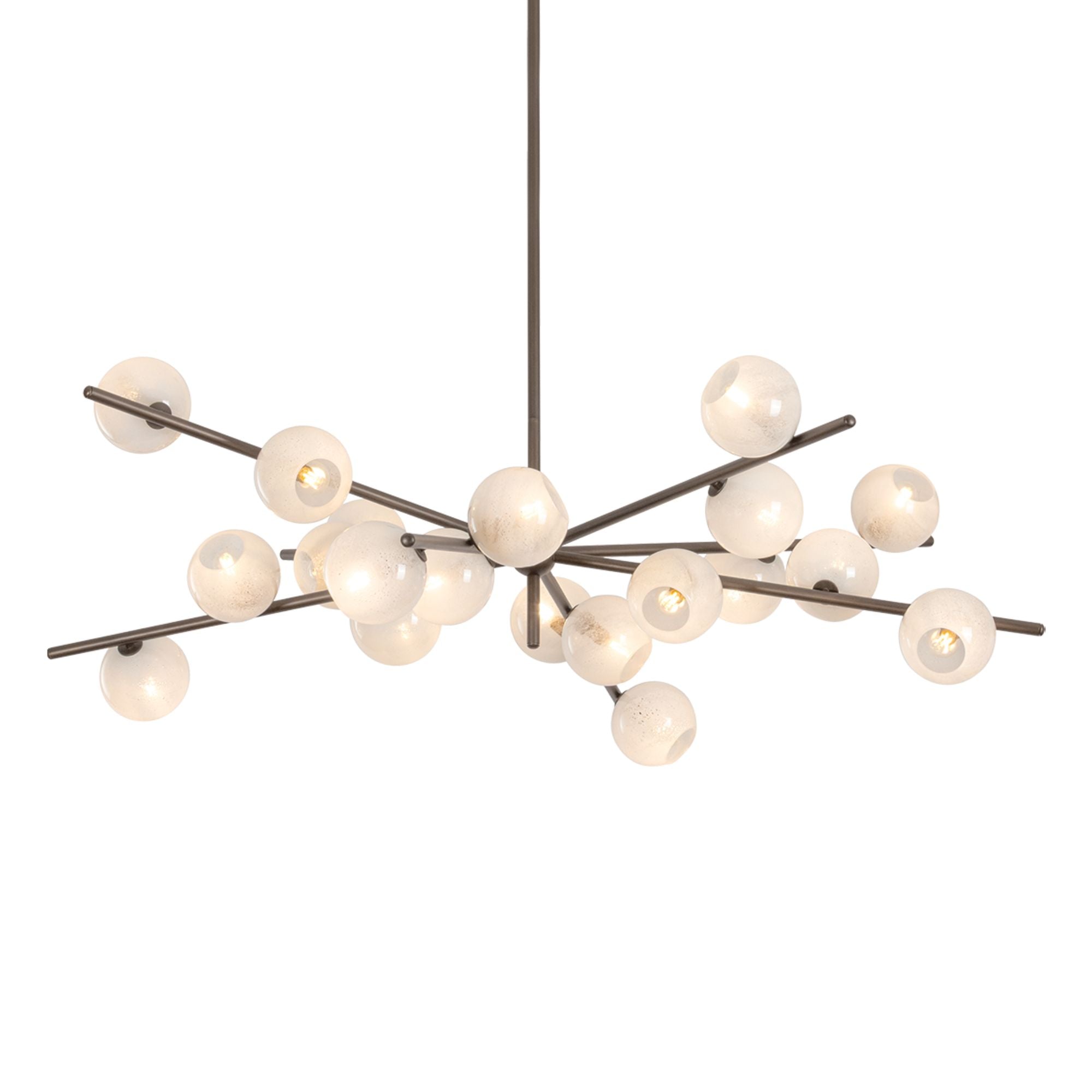 Troy Sonny Chandelier, Bronze Leaf