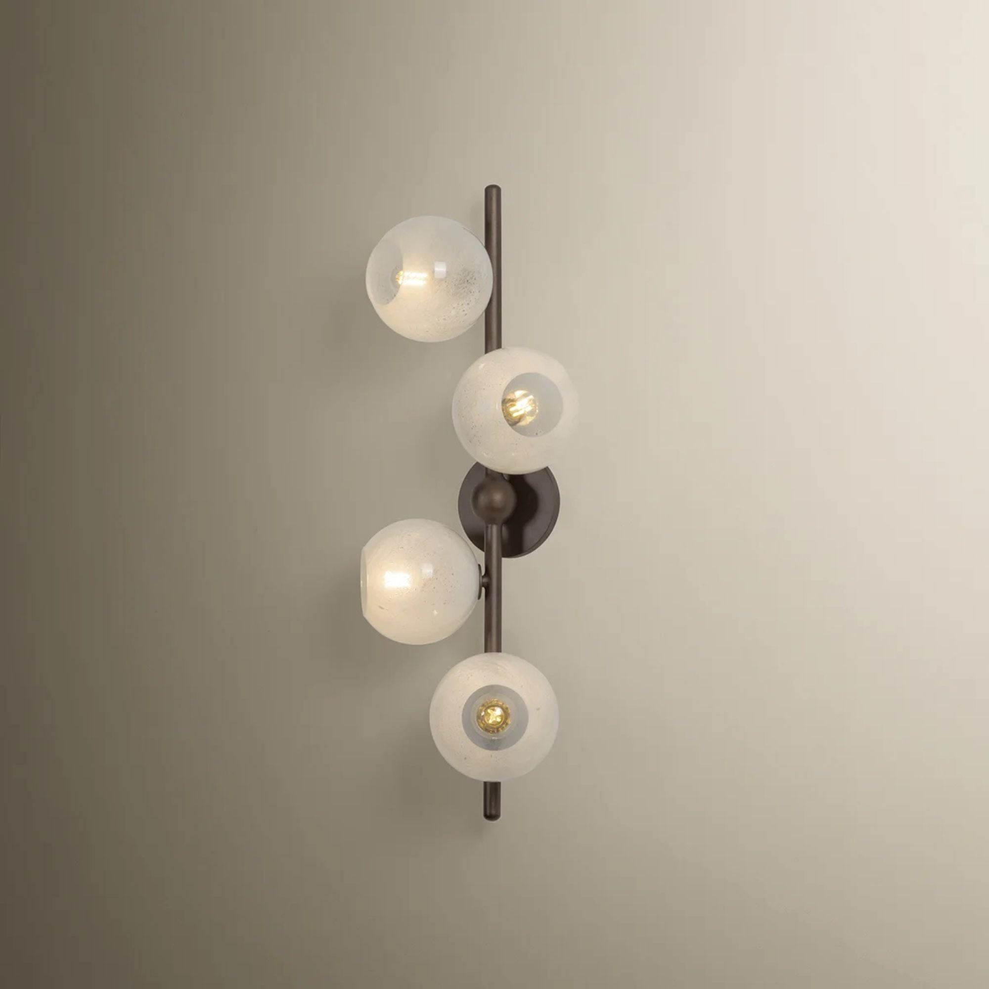 Troy Sonny 28 in. 4-Light Wall Sconce, Bronze Leaf