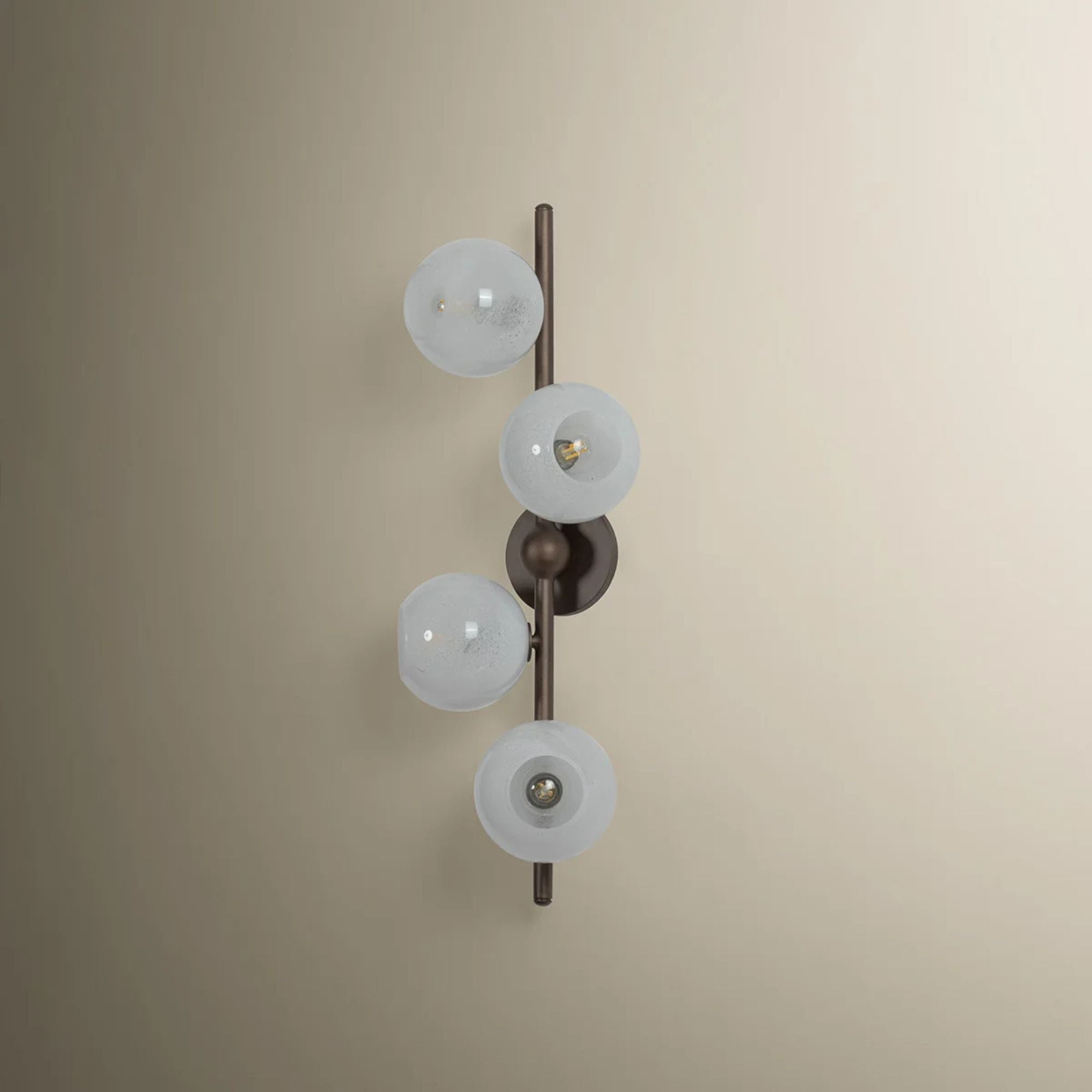 Troy Sonny 28 in. 4-Light Wall Sconce, Bronze Leaf