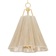 Sonoma 20" 3-Light Pendant, Vintage Gold Leaf Finish