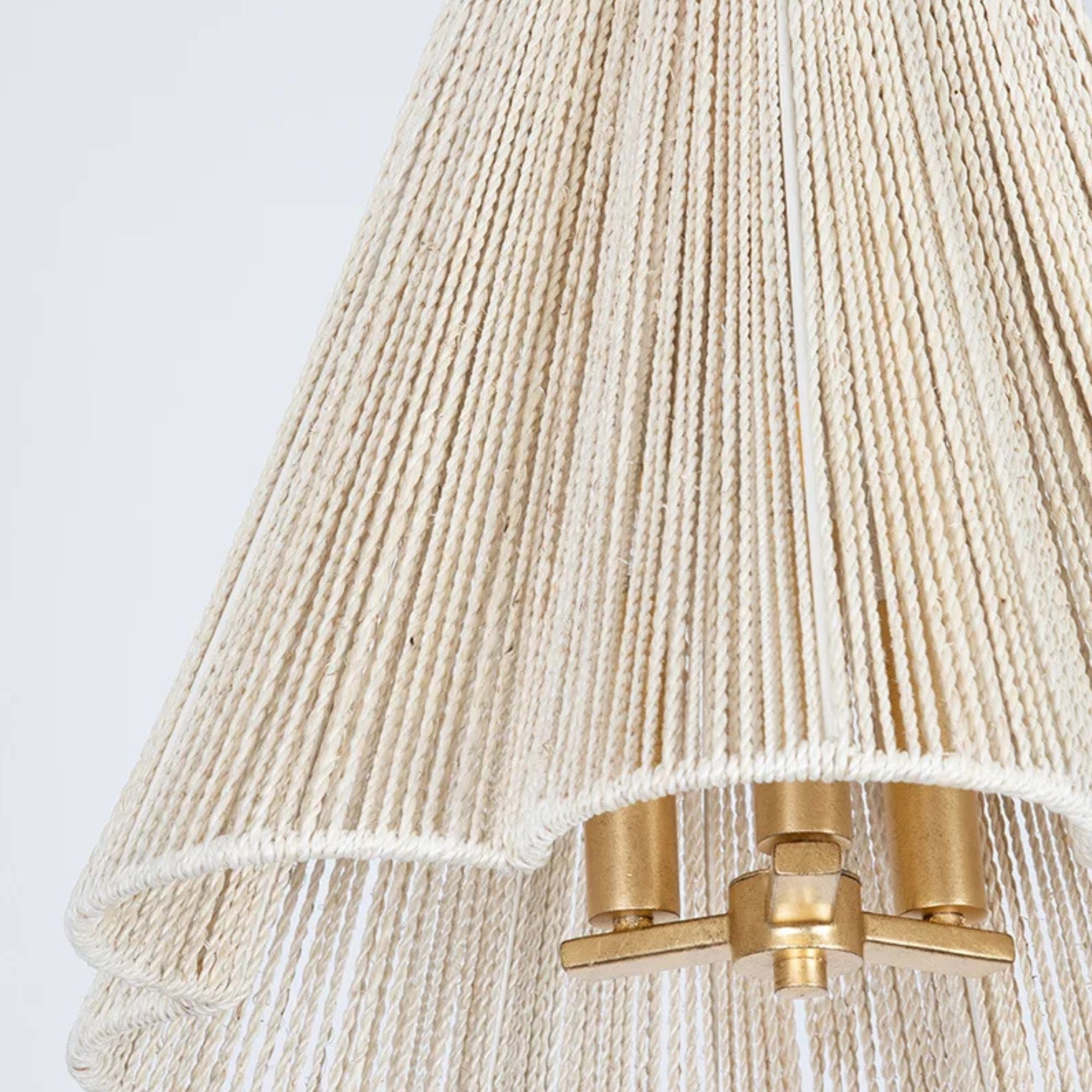 Sonoma 20" 3-Light Pendant, Vintage Gold Leaf Finish