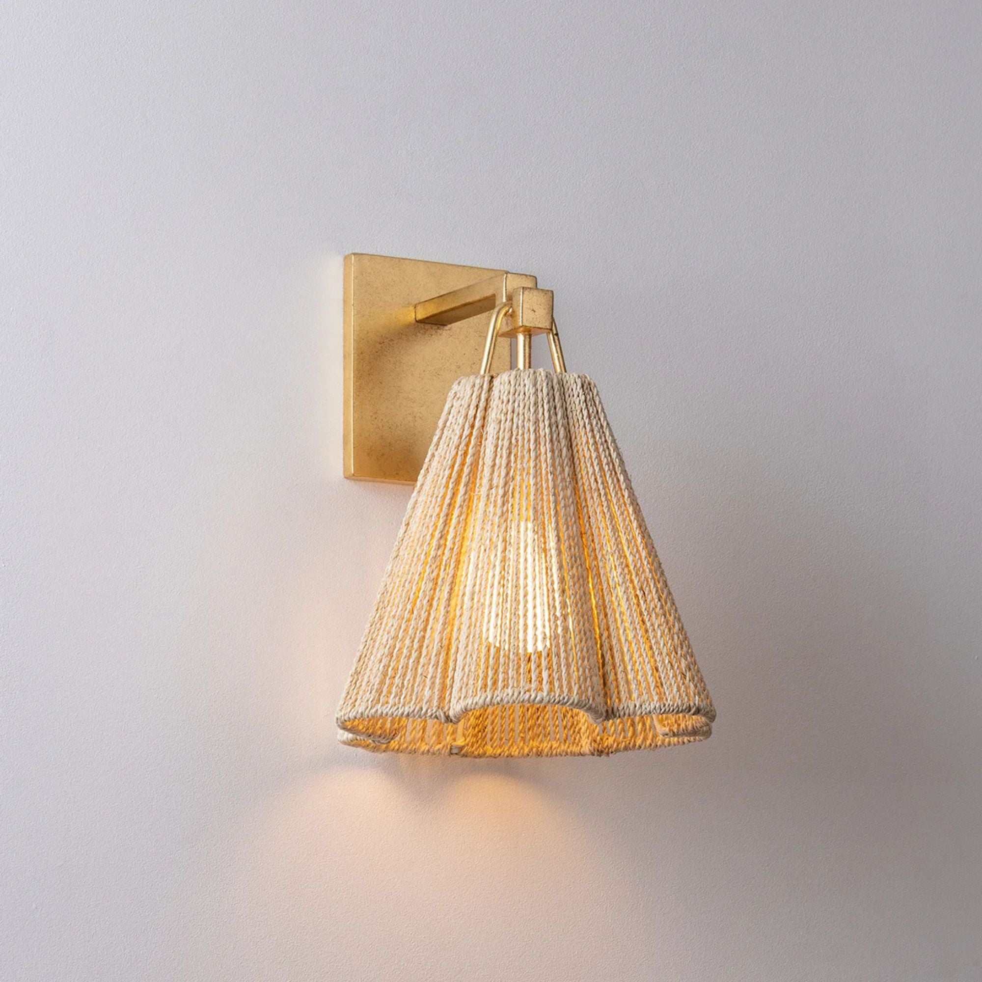 Sonoma 13" Wall Sconce, Vintage Gold Leaf Finish