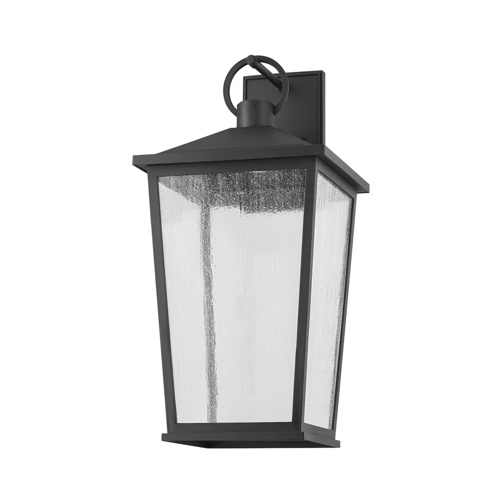 Soren 20" LED Outdoor Wall Sconce, Textured Black Finish