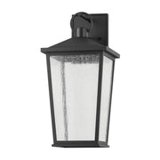 Soren 23" LED Outdoor Wall Sconce, Textured Black Finish