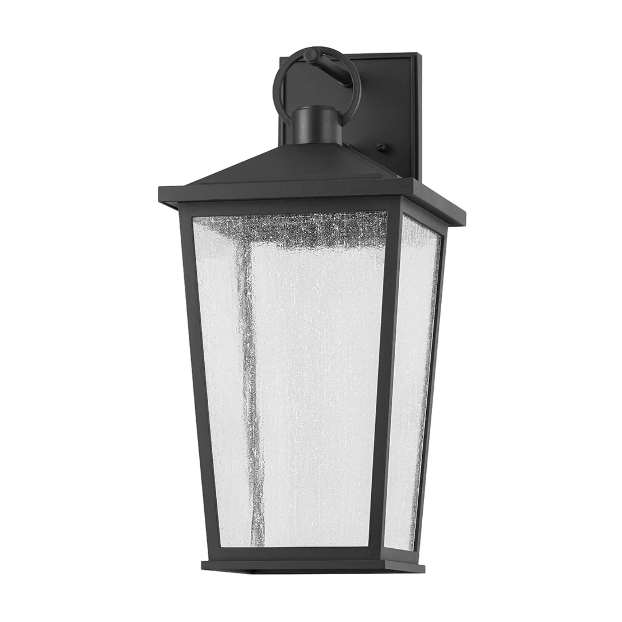 Soren 23" LED Outdoor Wall Sconce, Textured Black Finish