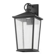 Soren 27" LED Outdoor Wall Sconce, Textured Black Finish