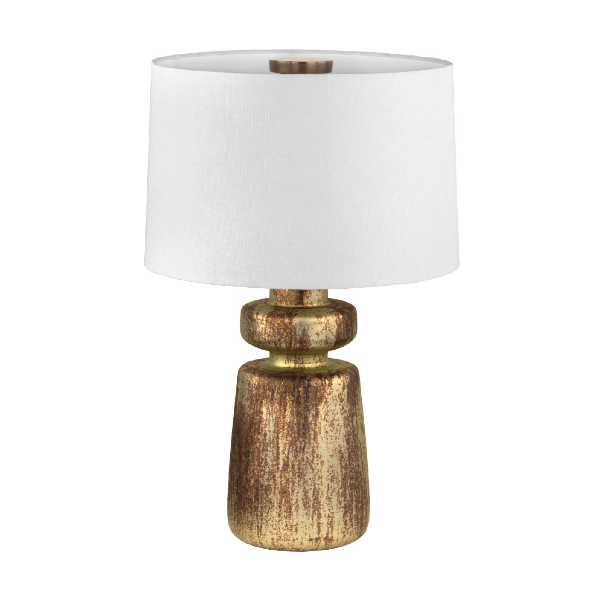 Terron 28" Table Lamp, Patina Brass Finish