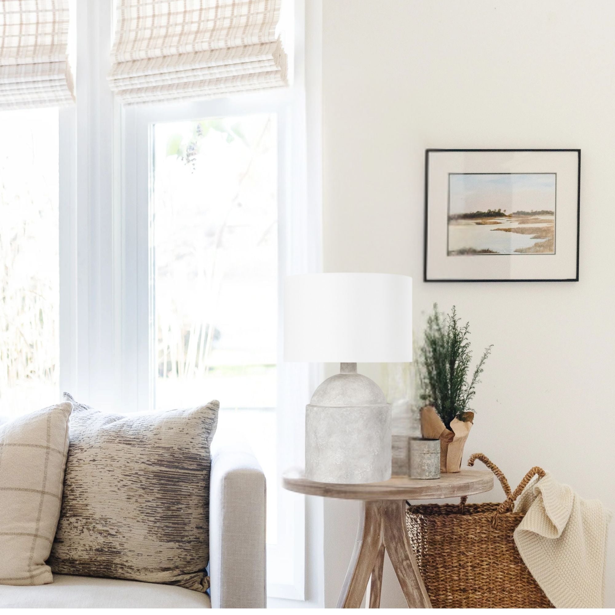 Troy Lighting - Torrance Table Lamp Ceramic Weathered Grey Finish | Bees Lighting