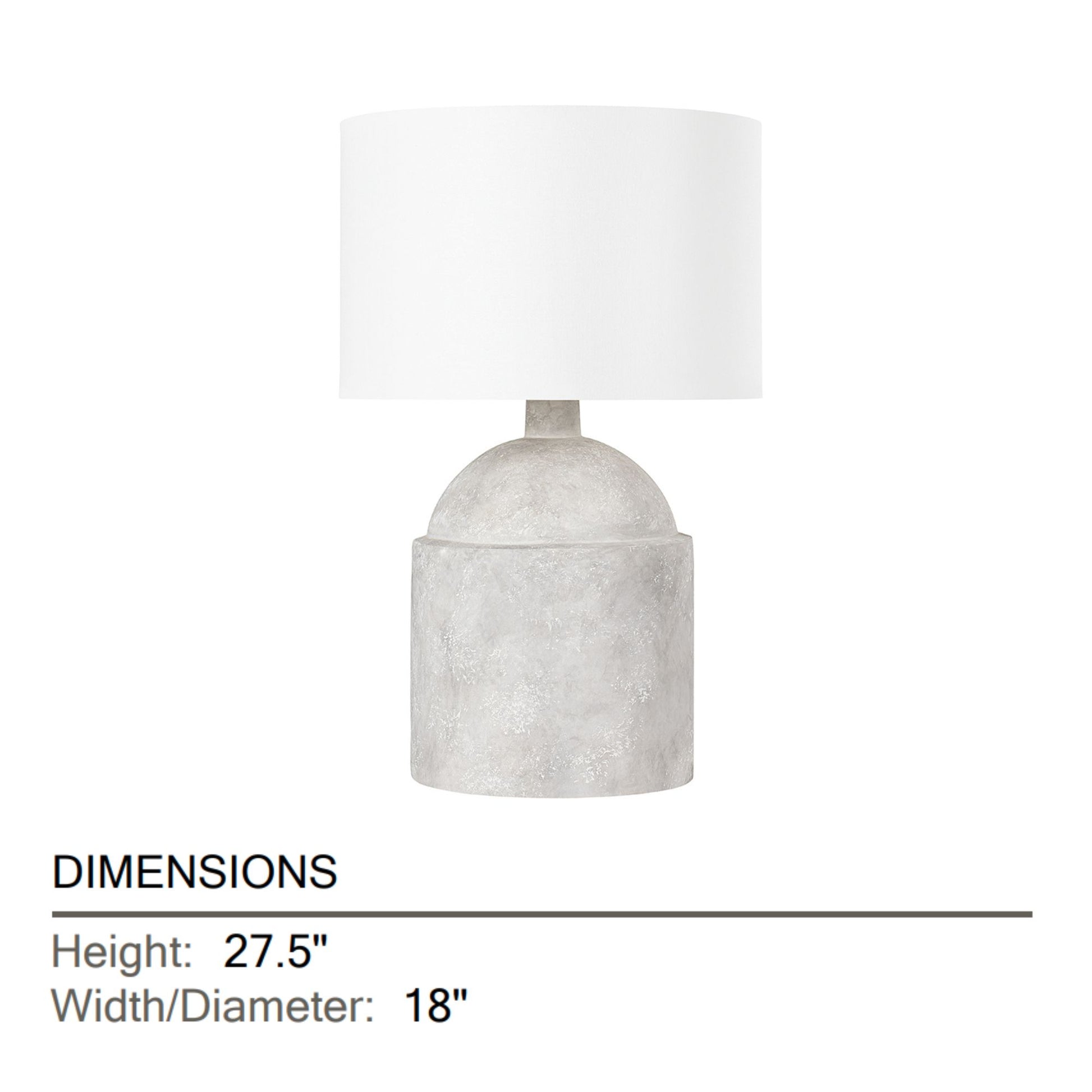 Troy Lighting - Torrance Table Lamp Ceramic Weathered Grey Finish | Bees Lighting