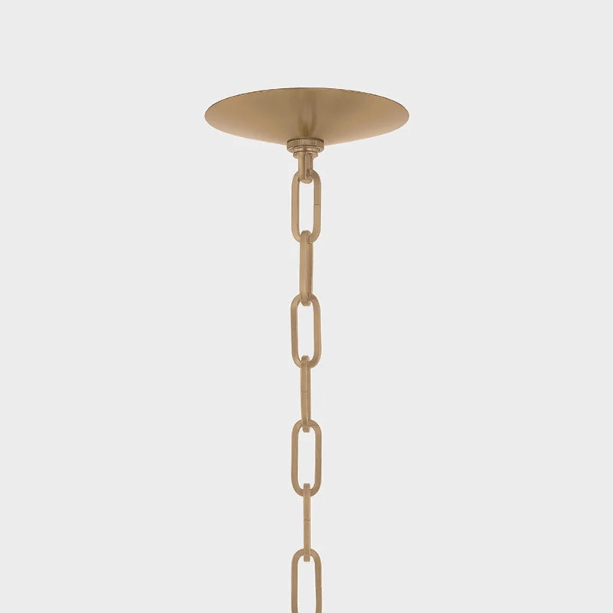 Tully 20" 3-Light Hangining Lantern, Patina Brass Finish