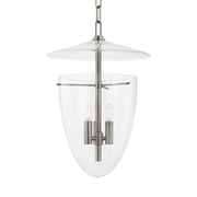 Tully 20" 3-Light Hanging Lantern, Vintage Pewter Finish