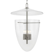 Tully 26" 4-Light Hangining Lantern, Vintage Pewter Finish