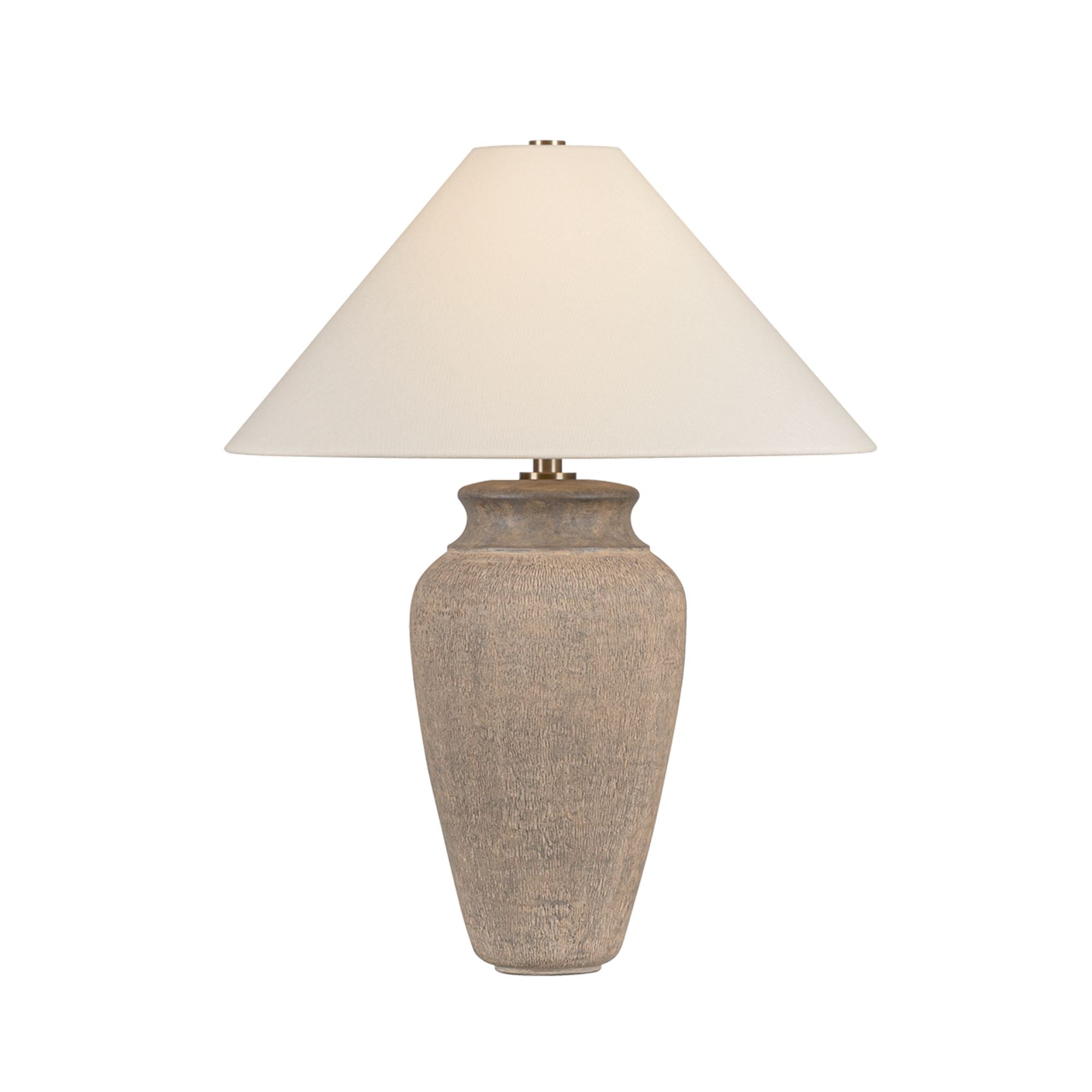 Troy Vessel Table Lamp, Patina Brass, 28.5 in. Height