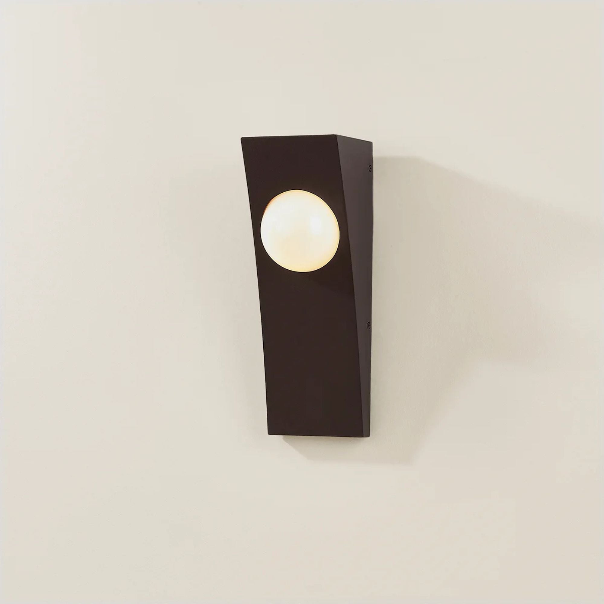 Victor 14" Outdoor Wall Sconce, Textured Bronze Finish