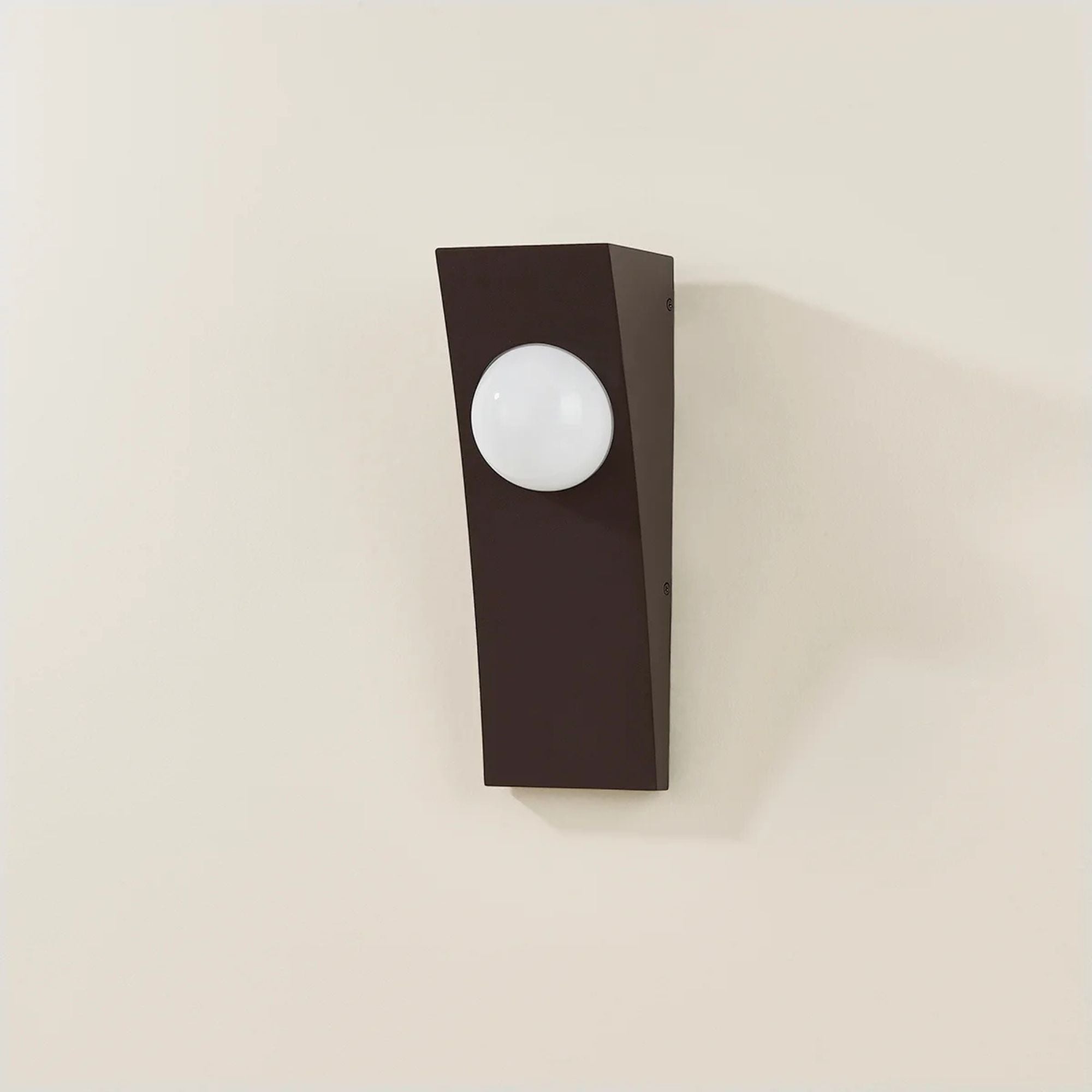 Victor 14" Outdoor Wall Sconce, Textured Bronze Finish